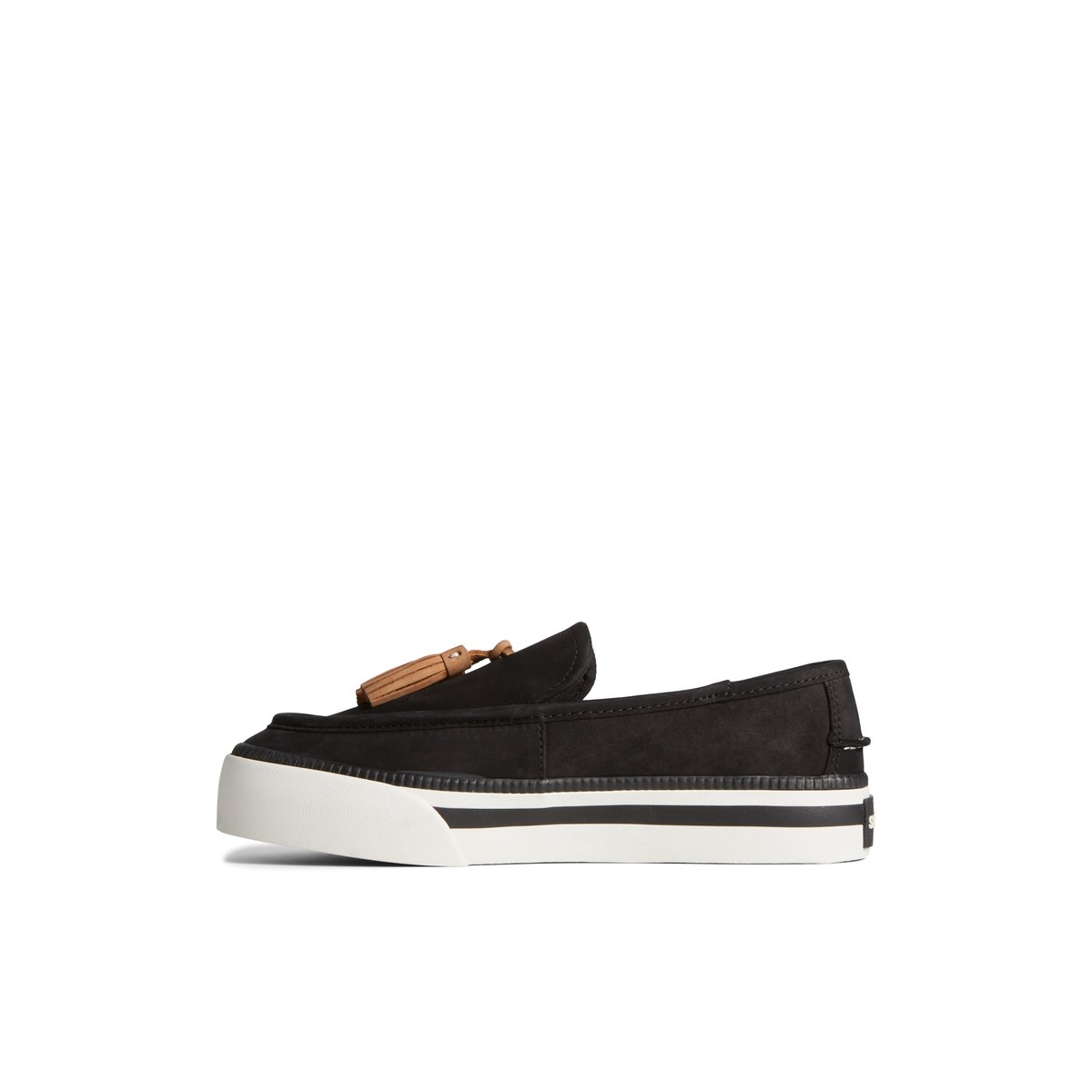 Black Sperry Sea Sailor Platform Sneaker Sneakers | GLAPX-0984