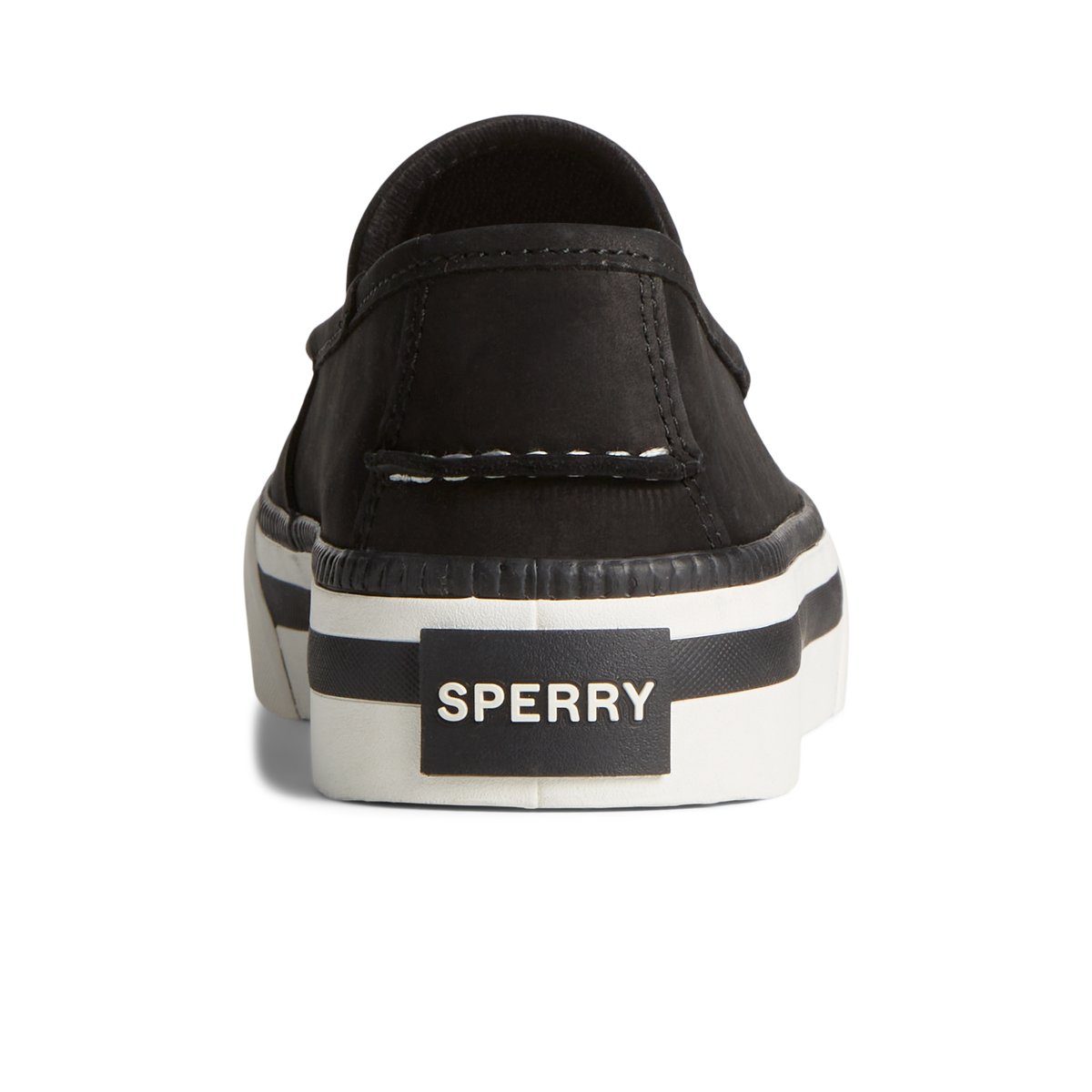 Black Sperry Sea Sailor Platform Sneaker Sneakers | GLAPX-0984