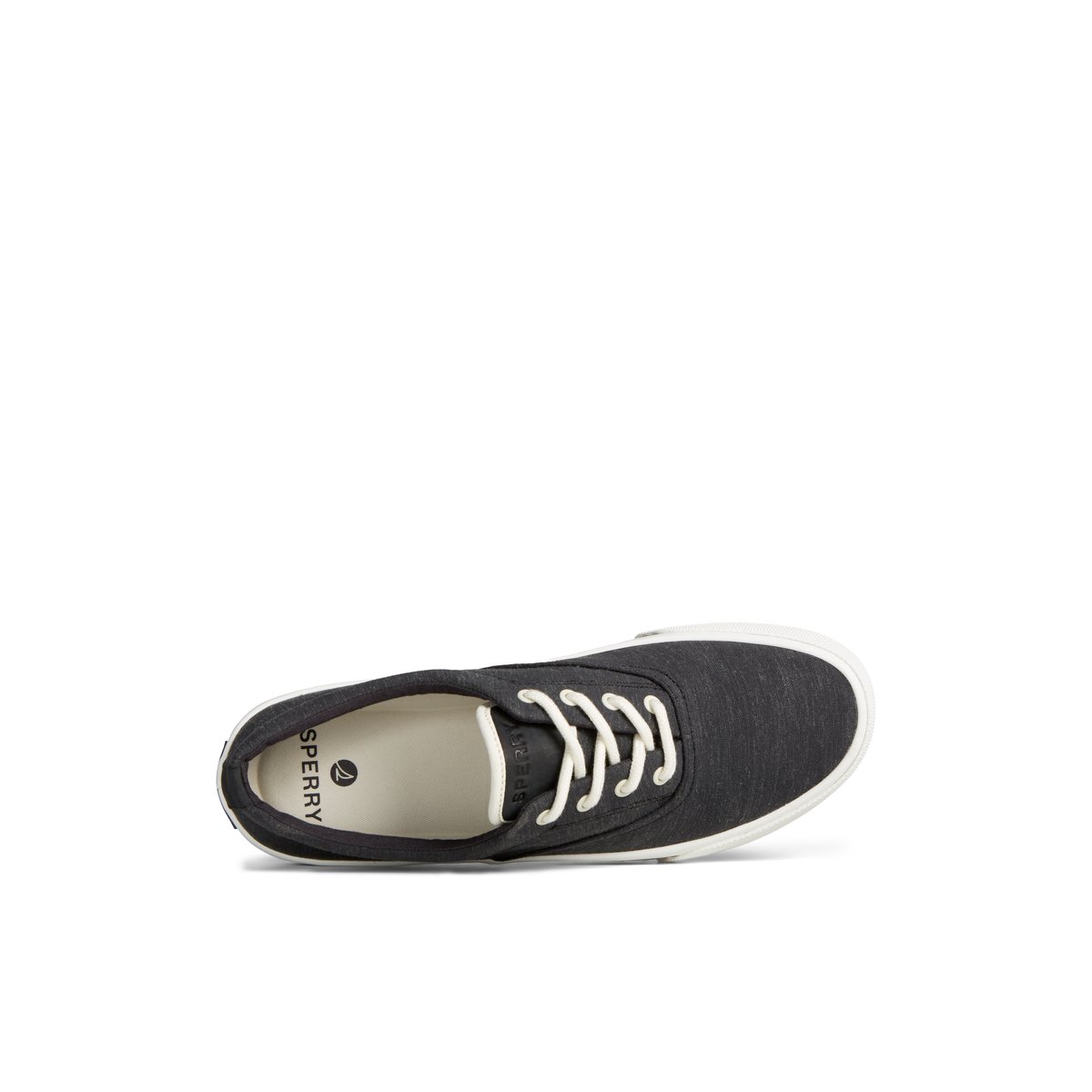 Black Sperry Striper II Linen CVO Sneaker Sneakers | PITVZ-7439