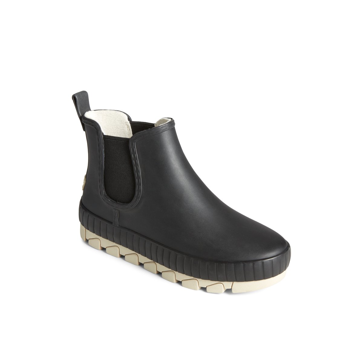 Black Sperry Torrent Chelsea Matte Waterproof Rain Boot Boots | INWLB-2789