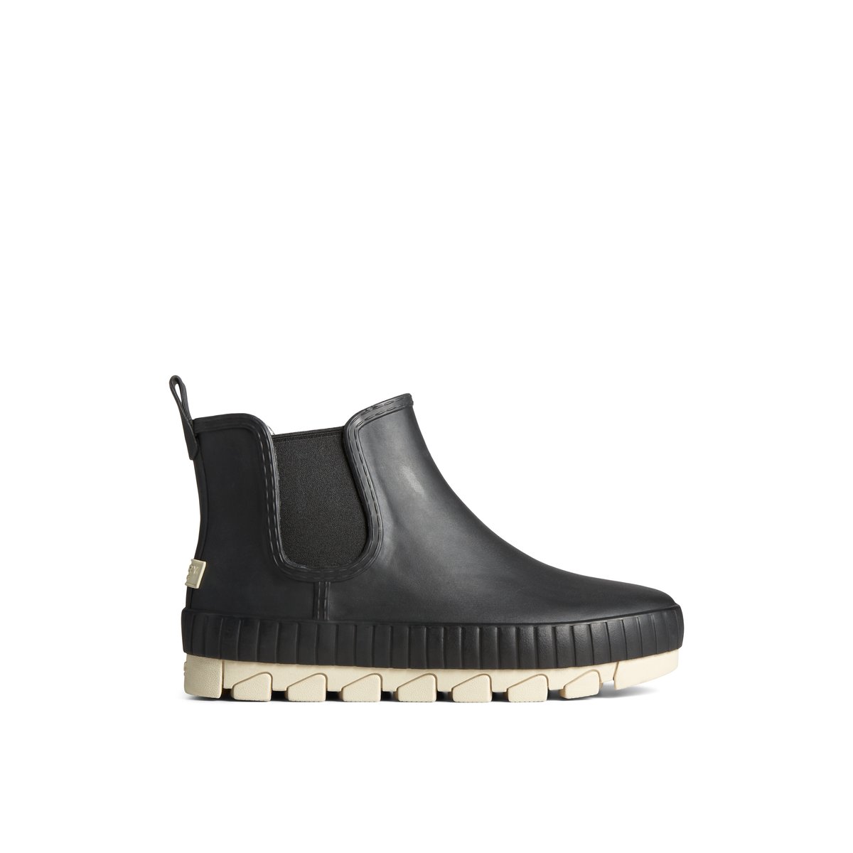 Black Sperry Torrent Chelsea Matte Waterproof Rain Boot Boots | INWLB-2789