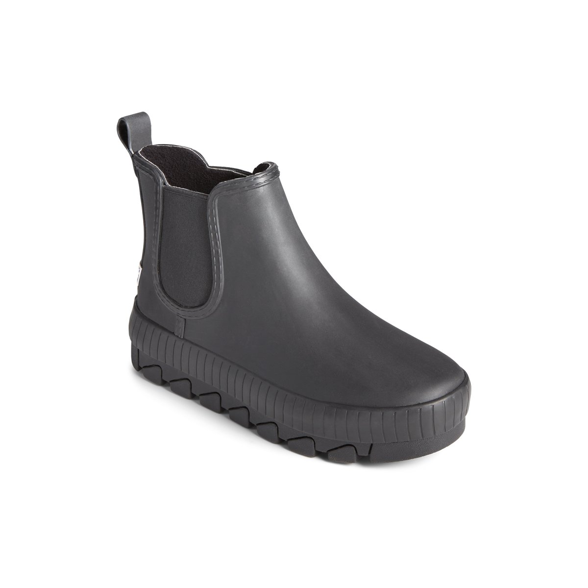 Black Sperry Torrent Chelsea Waterproof Rain Boot Boots | EYIDN-6841