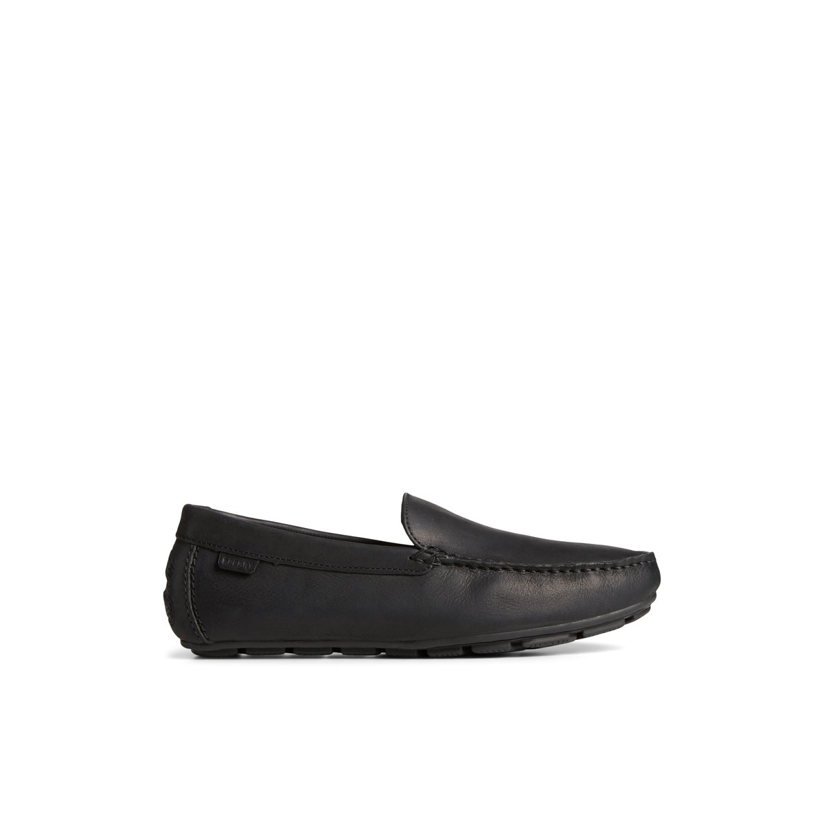 Black Sperry Wave Venetian Driver Drivers Shoes | RVBOL-5091