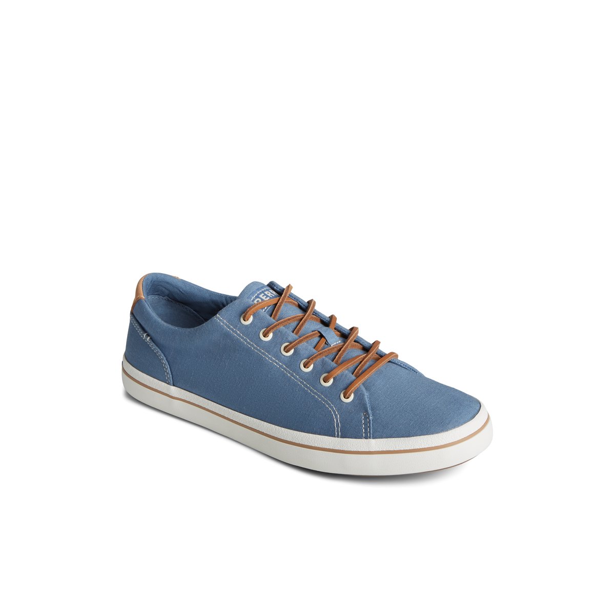 Blue Sperry Striper II Linen LTT Sneaker Sneakers | TRIEL-9630