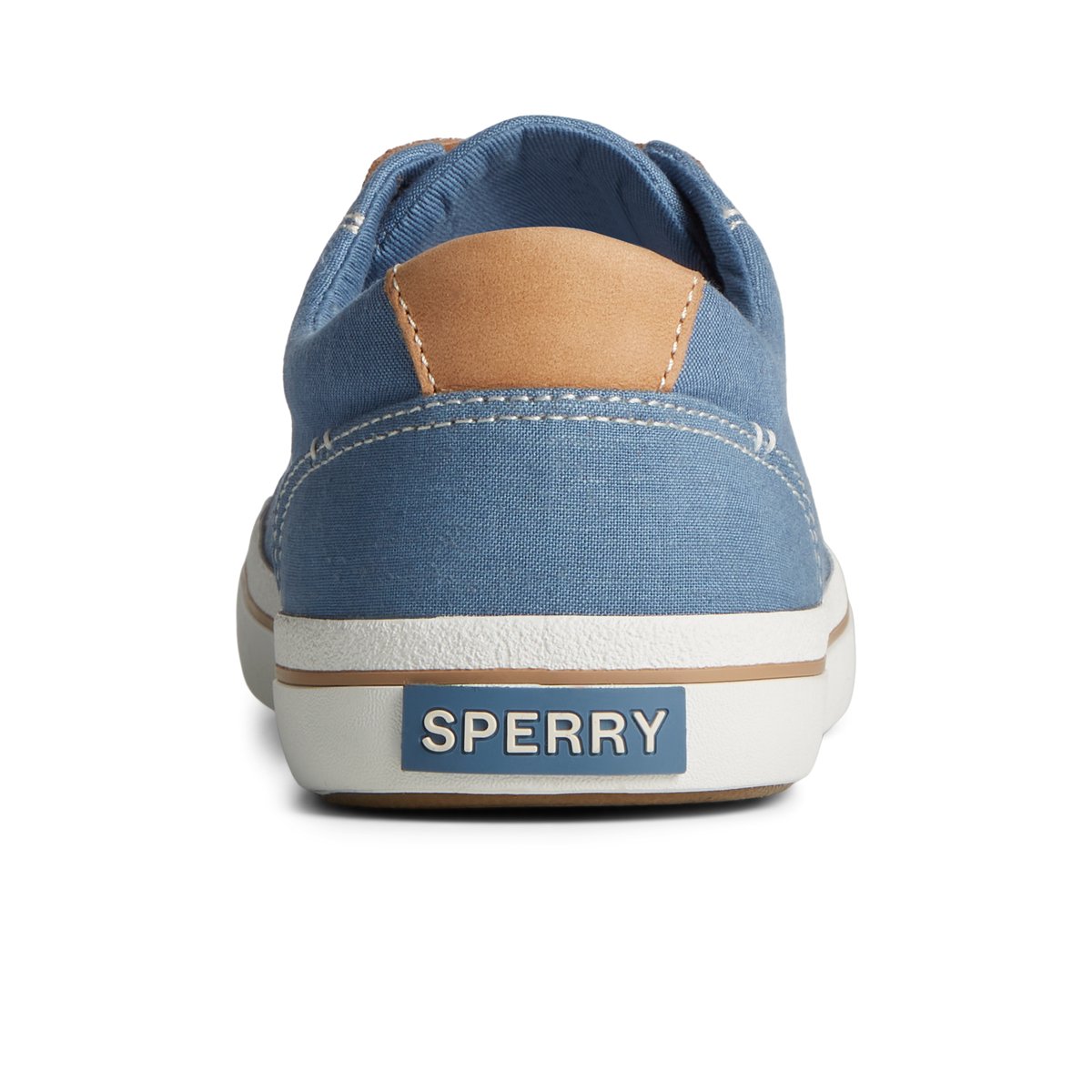 Blue Sperry Striper II Linen LTT Sneaker Sneakers | TRIEL-9630