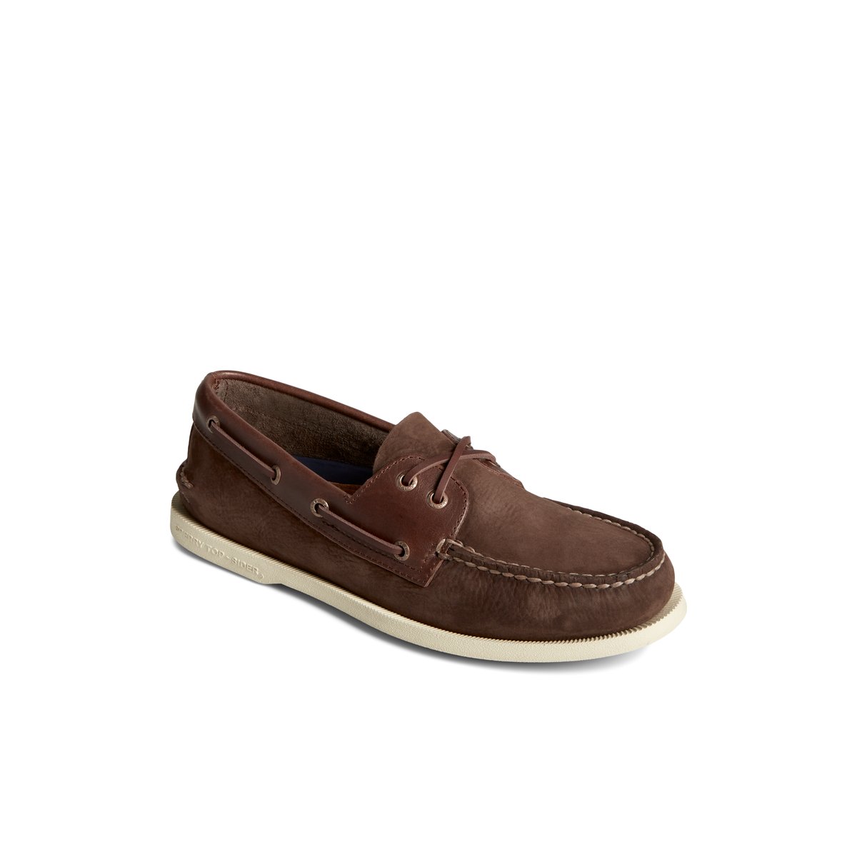 Brown Sperry Authentic Original Nubuck Boat Shoe Boat Shoes | RNLJM-3745