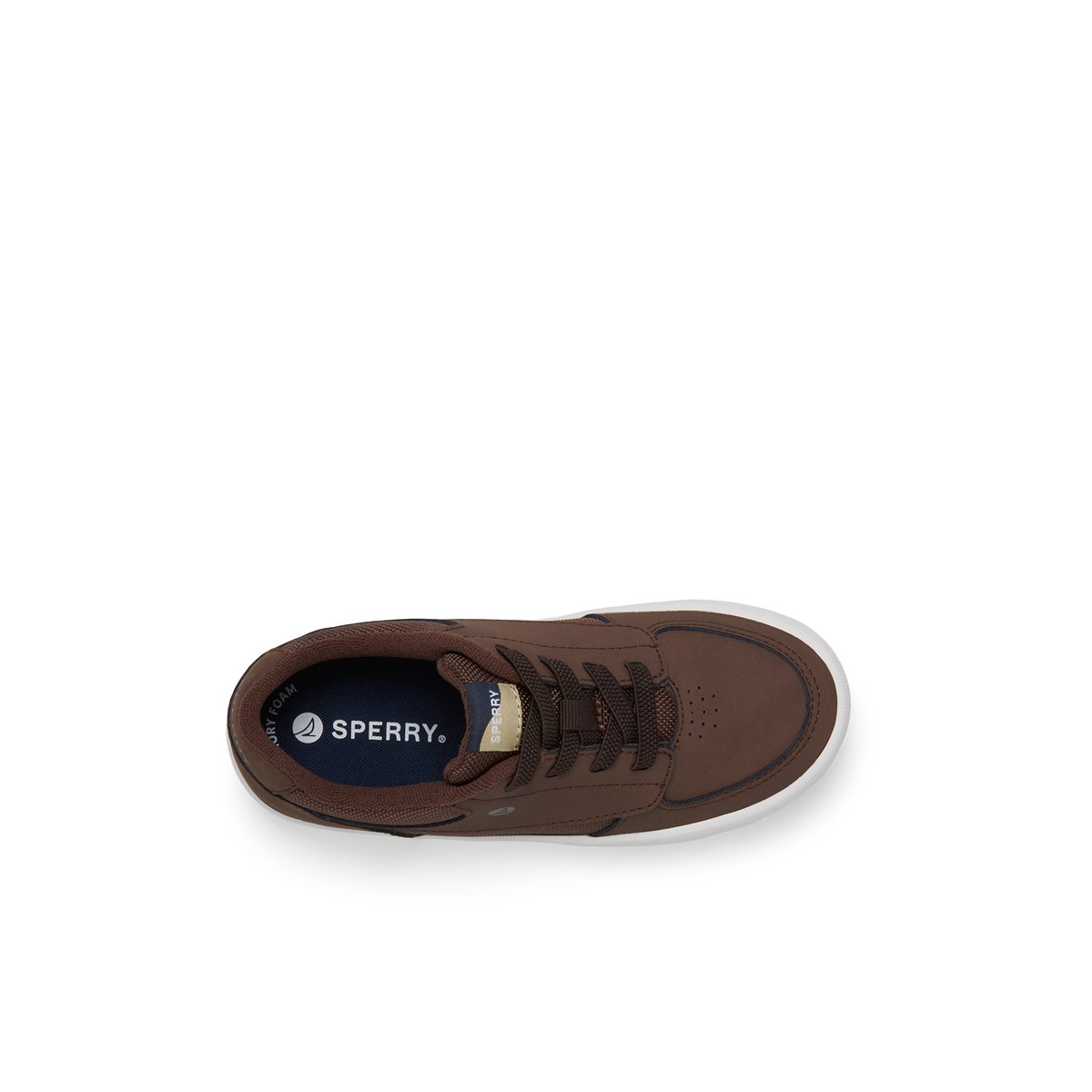 Brown Sperry Boardwalk Leather Sneaker Sneakers | QJOWR-6809