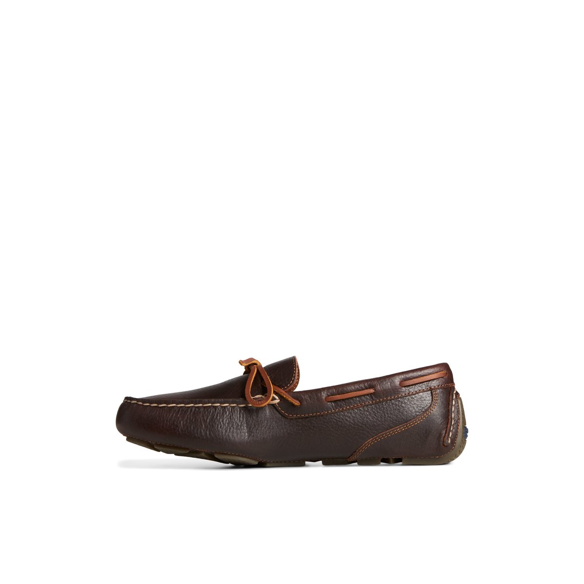 Brown Sperry Davenport Pull Up Leather 1-Eye Driver Drivers Shoes | PZERI-6438