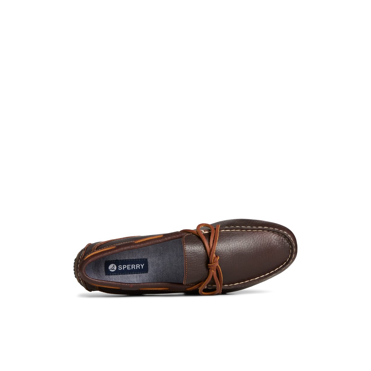 Brown Sperry Davenport Pull Up Leather 1-Eye Driver Drivers Shoes | PZERI-6438