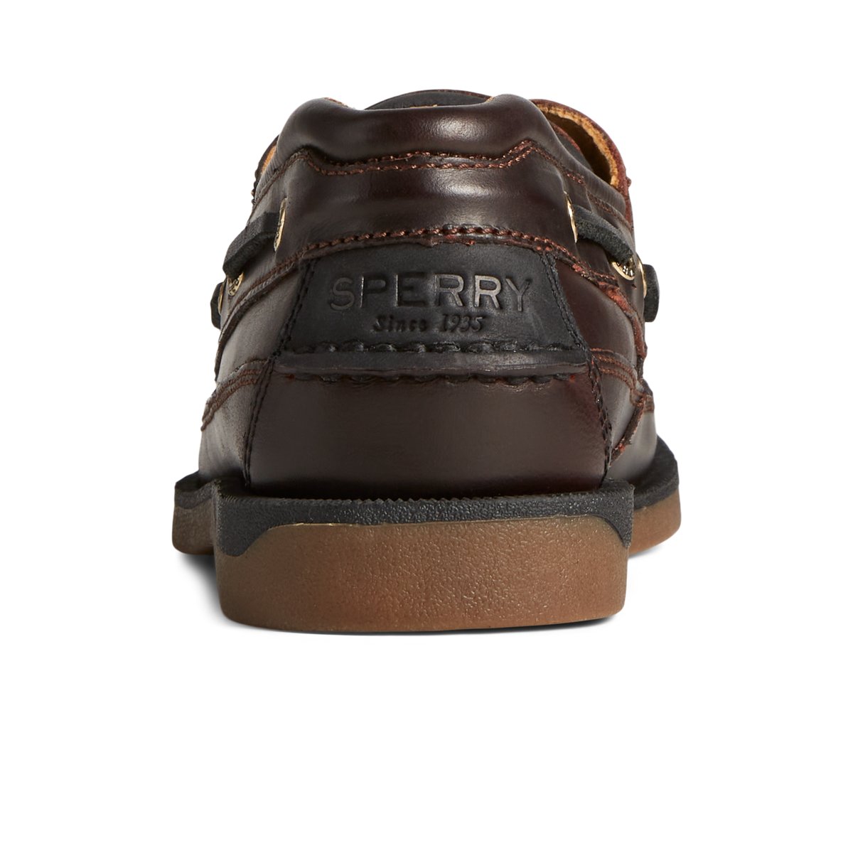 Dark Brown Sperry Gold Cup Mako Boat Shoe Boat Shoes | FNZEU-6712