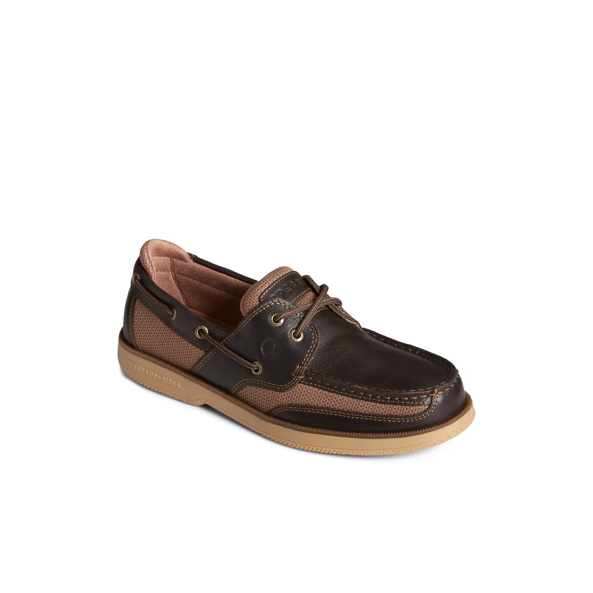 Dark Brown Sperry Surveyor 2-Eye Boat Shoe Boat Shoes | IXHQK-4178