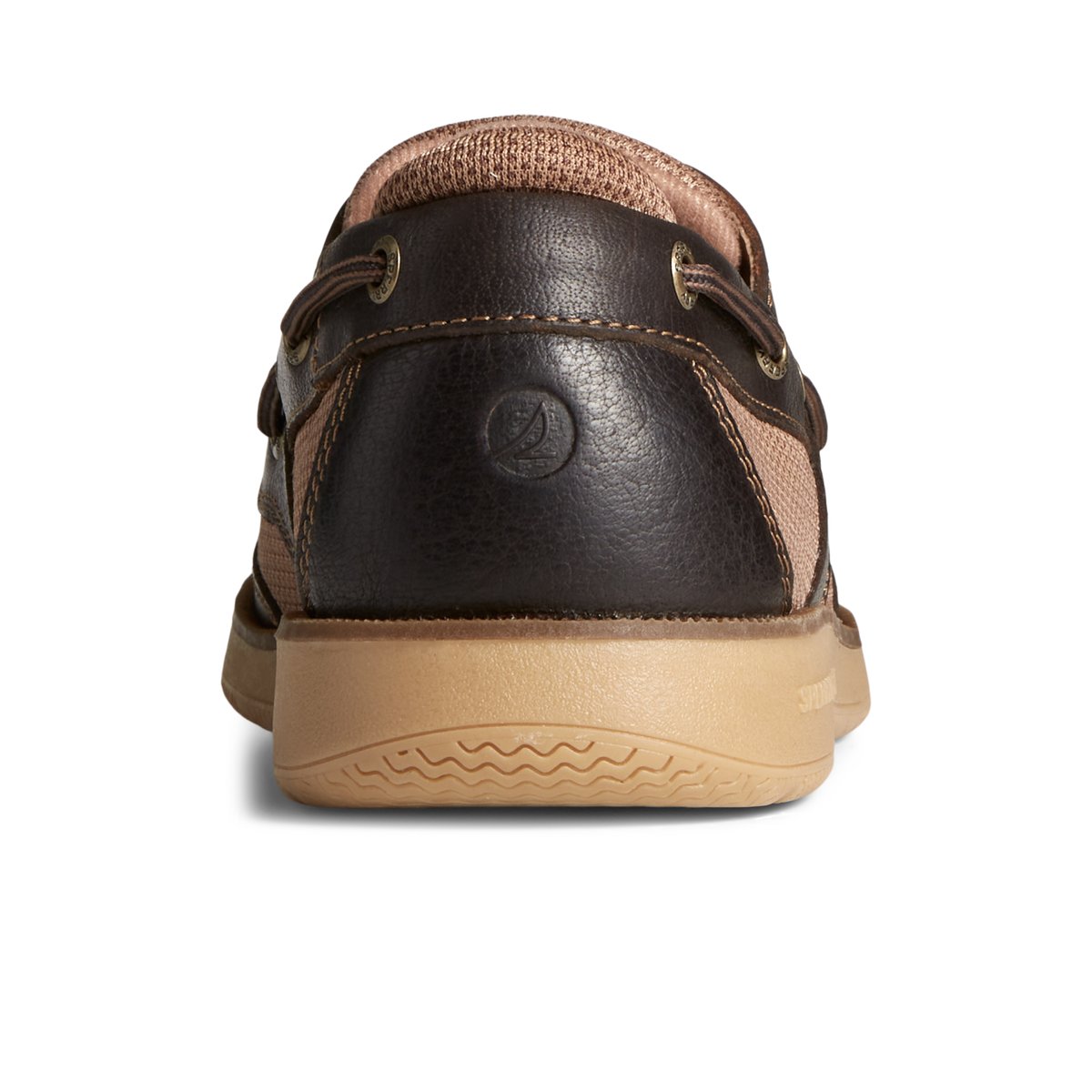 Dark Brown Sperry Surveyor 2-Eye Boat Shoe Boat Shoes | IXHQK-4178