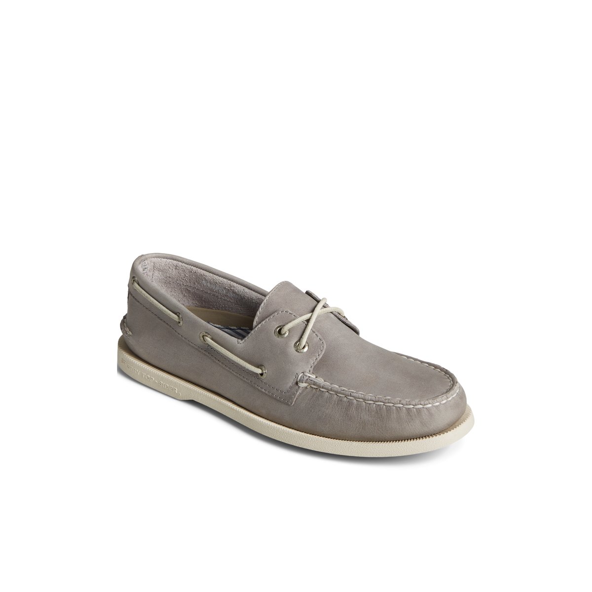 Grey Sperry Authentic Original Cross Lace Boat Shoe Boat Shoes | IZPUE-1275