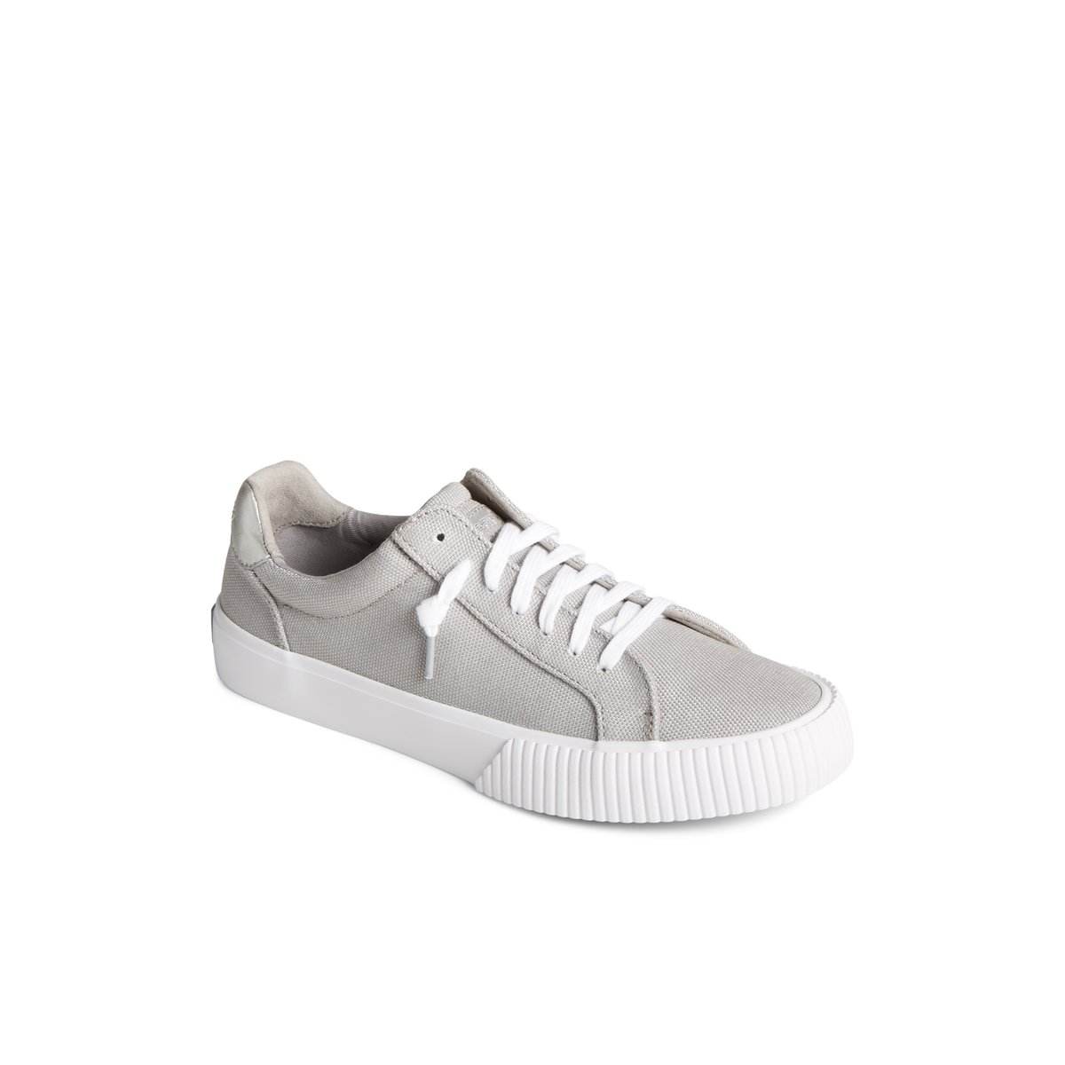 Grey Sperry Bermuda Metallic Sneaker Sneakers | LCYZB-3654