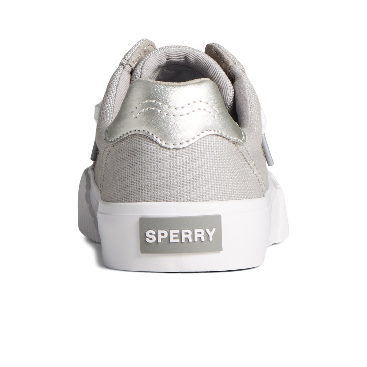 Grey Sperry Bermuda Metallic Sneaker Sneakers | LCYZB-3654