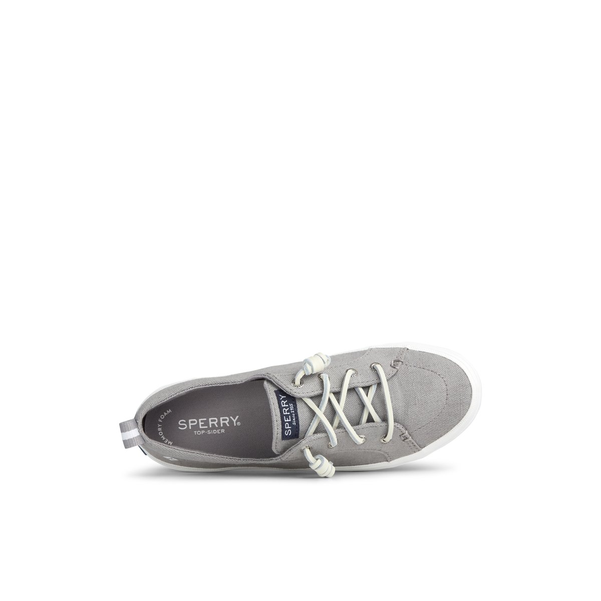 Grey Sperry Crest Vibe Sneaker Sneakers | UIKBJ-1730