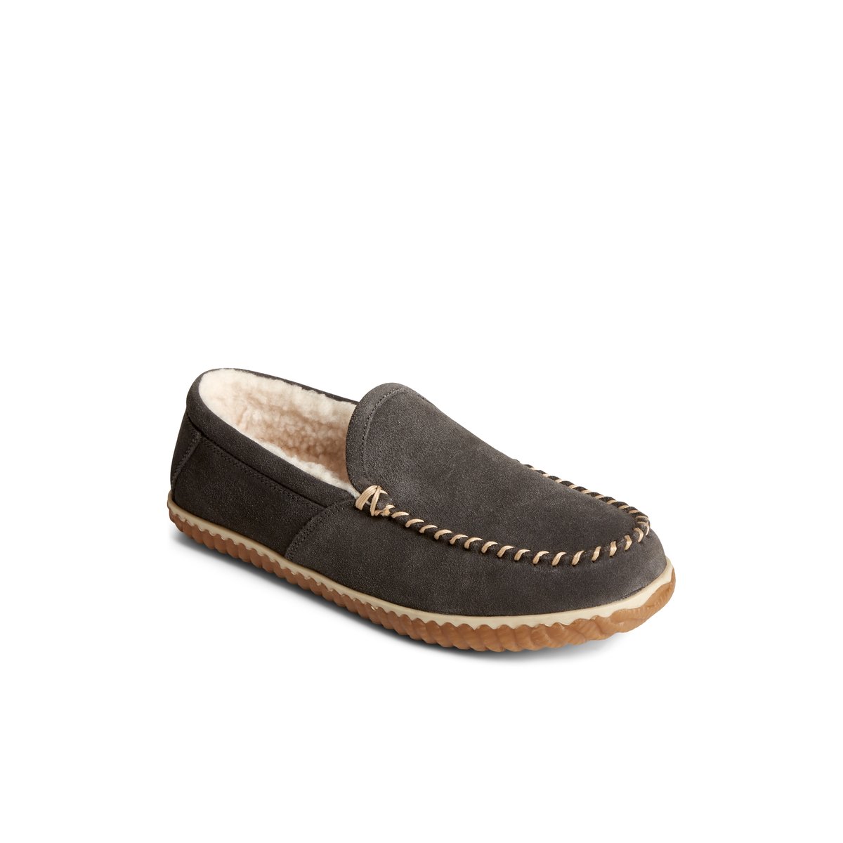 Grey Sperry Malcom Slipper Loafers | EKDRP-1297