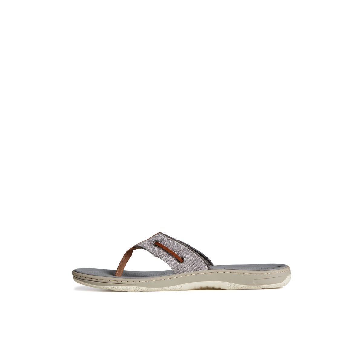 Grey Sperry SeaCycled Baitfish Baja Flip Flop Sandals | NIYAX-1497