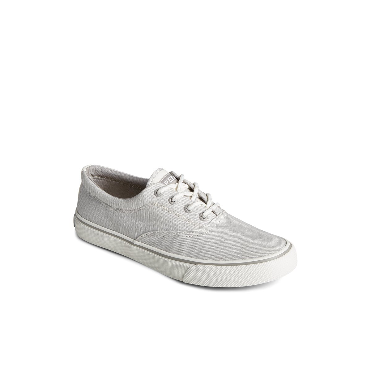 Grey Sperry Striper II Chambray Sneaker Sneakers | VENIW-7019