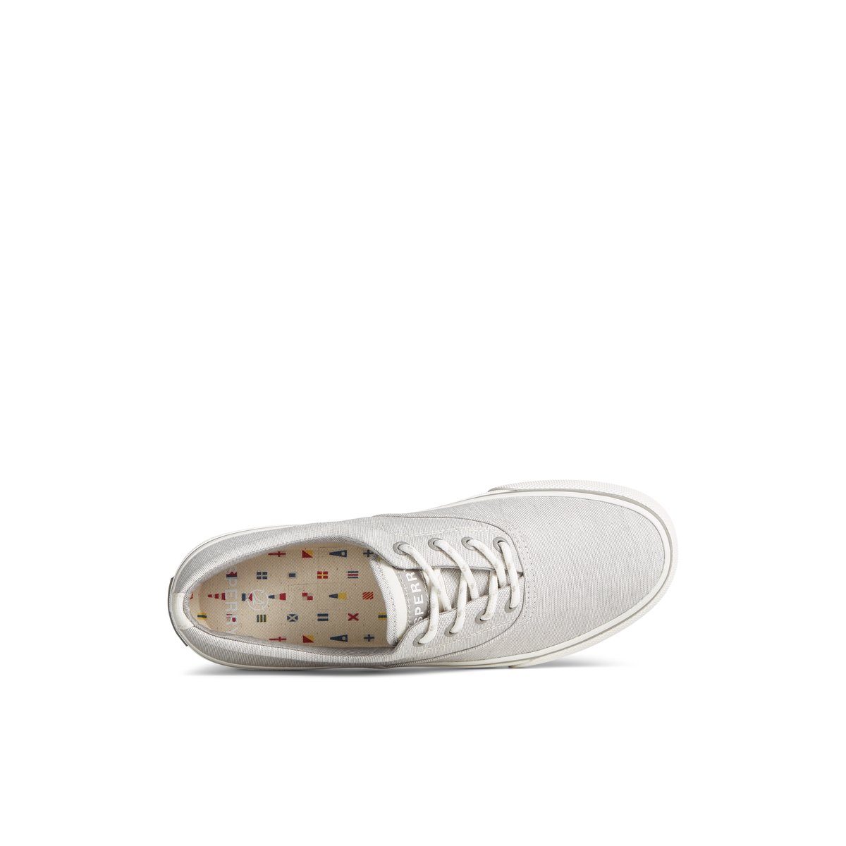 Grey Sperry Striper II Chambray Sneaker Sneakers | VENIW-7019