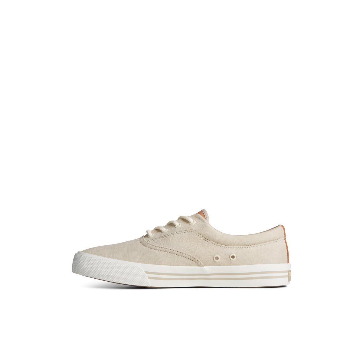 Grey Sperry Striper II Linen CVO Sneaker Sneakers | GONDR-2945