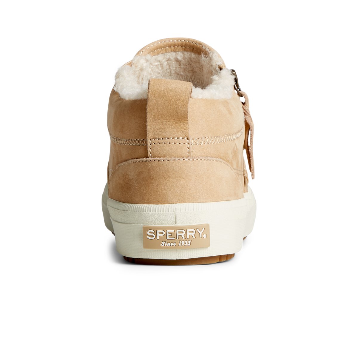 Khaki Sperry Crest Side Zip Cozy Sneaker Boots | JRAEV-7820