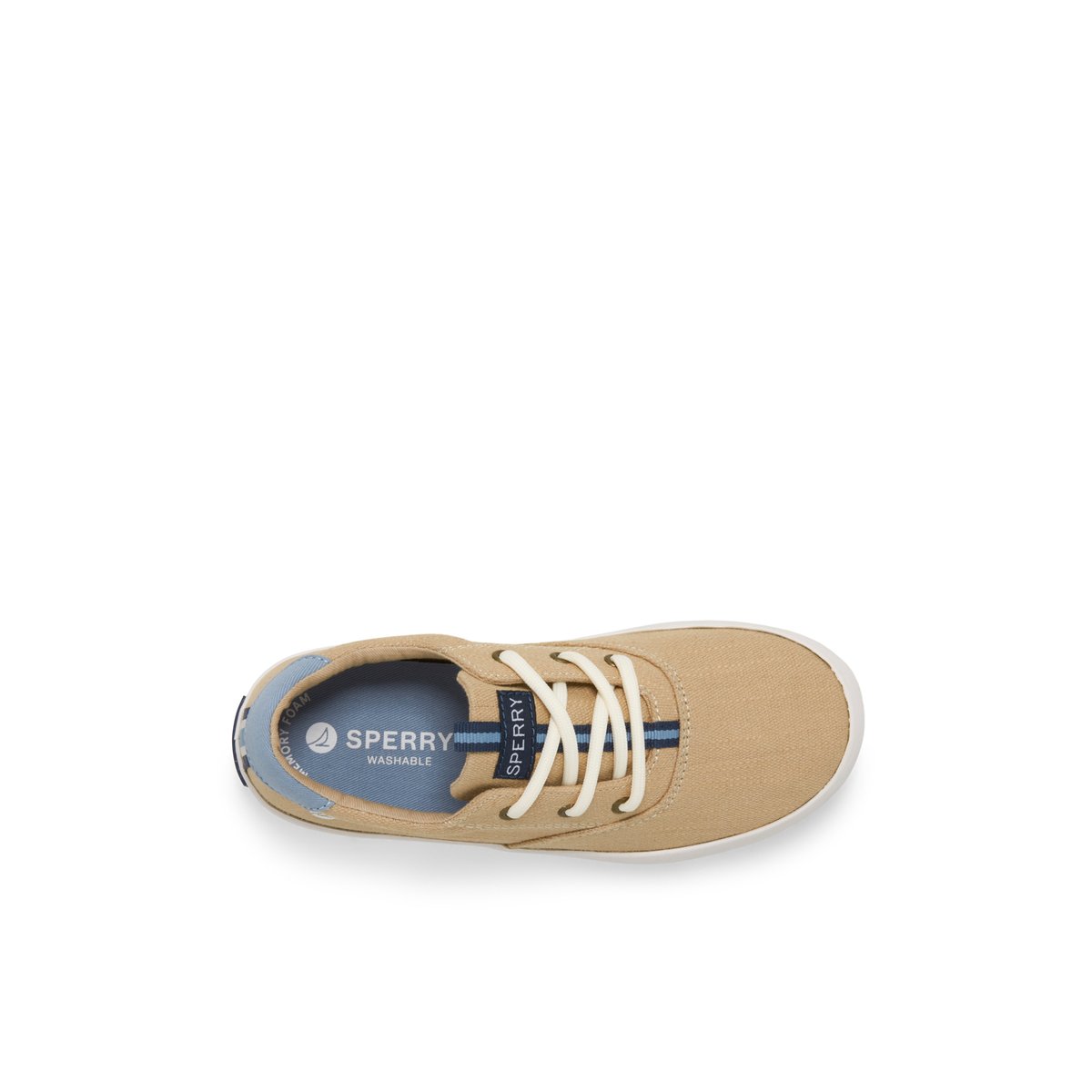 Khaki Sperry Spinnaker Washable Sneaker Sneakers | STAIN-0154