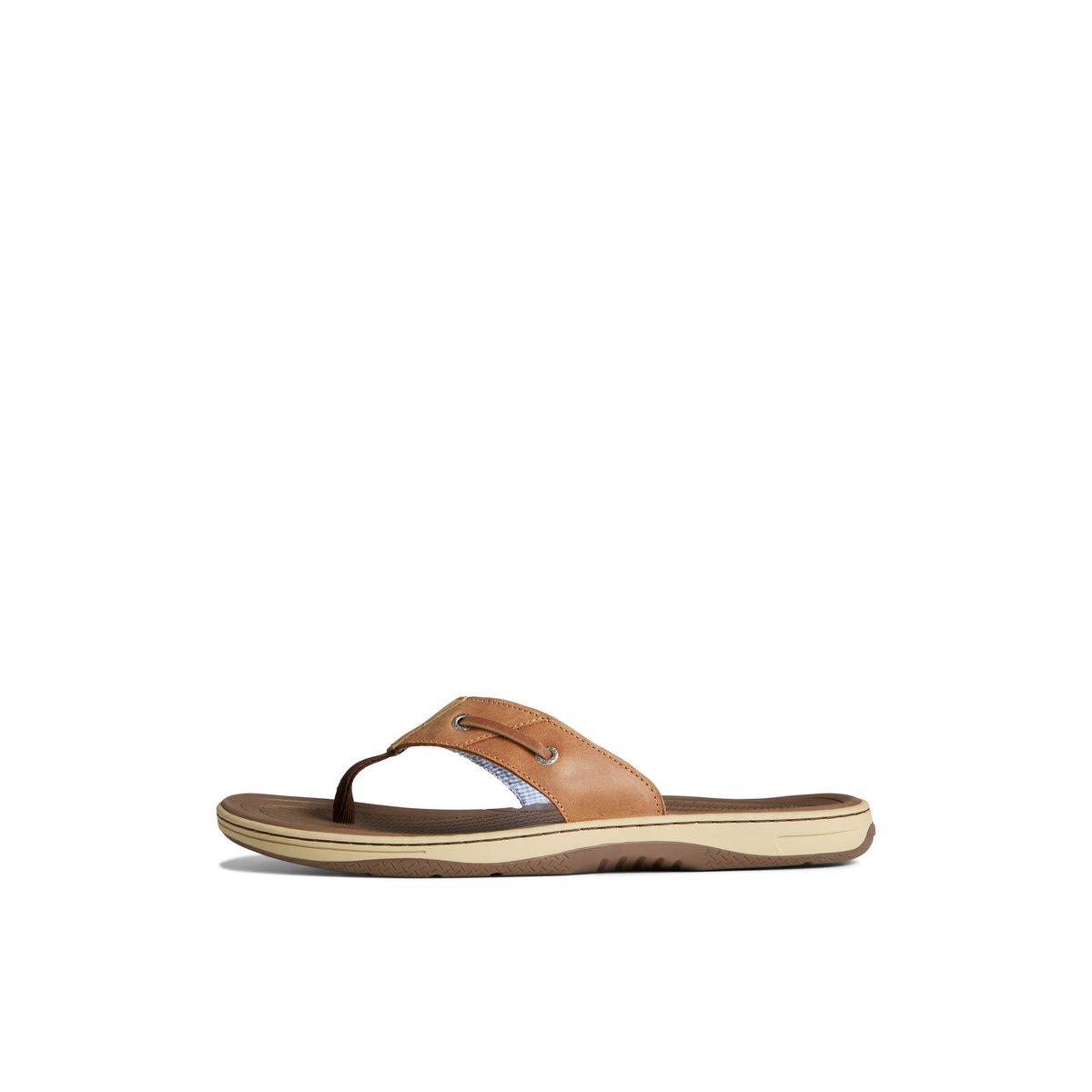 Light Brown Sperry Baitfish Flip Flops Sandals | LMHTC-1298