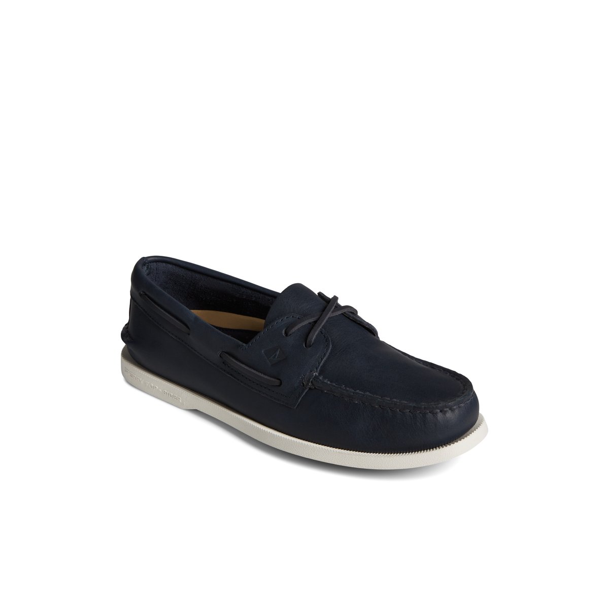 Navy Sperry Authentic Original Cross Lace Boat Shoe Boat Shoes | UZVXW-2186