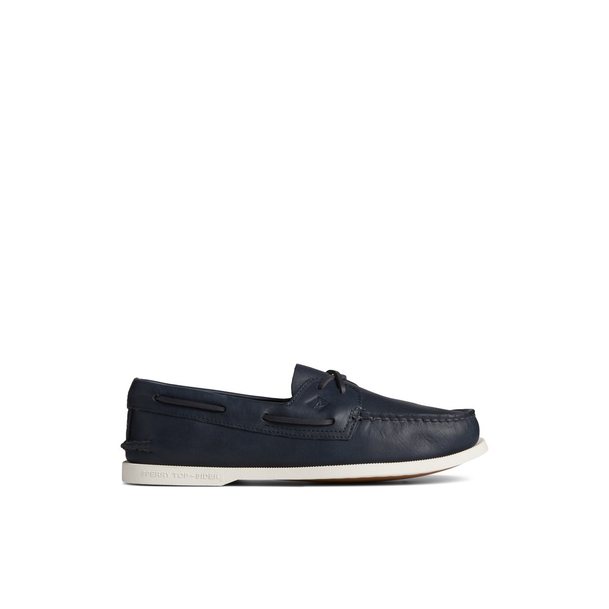 Navy Sperry Authentic Original Cross Lace Boat Shoe Boat Shoes | UZVXW-2186