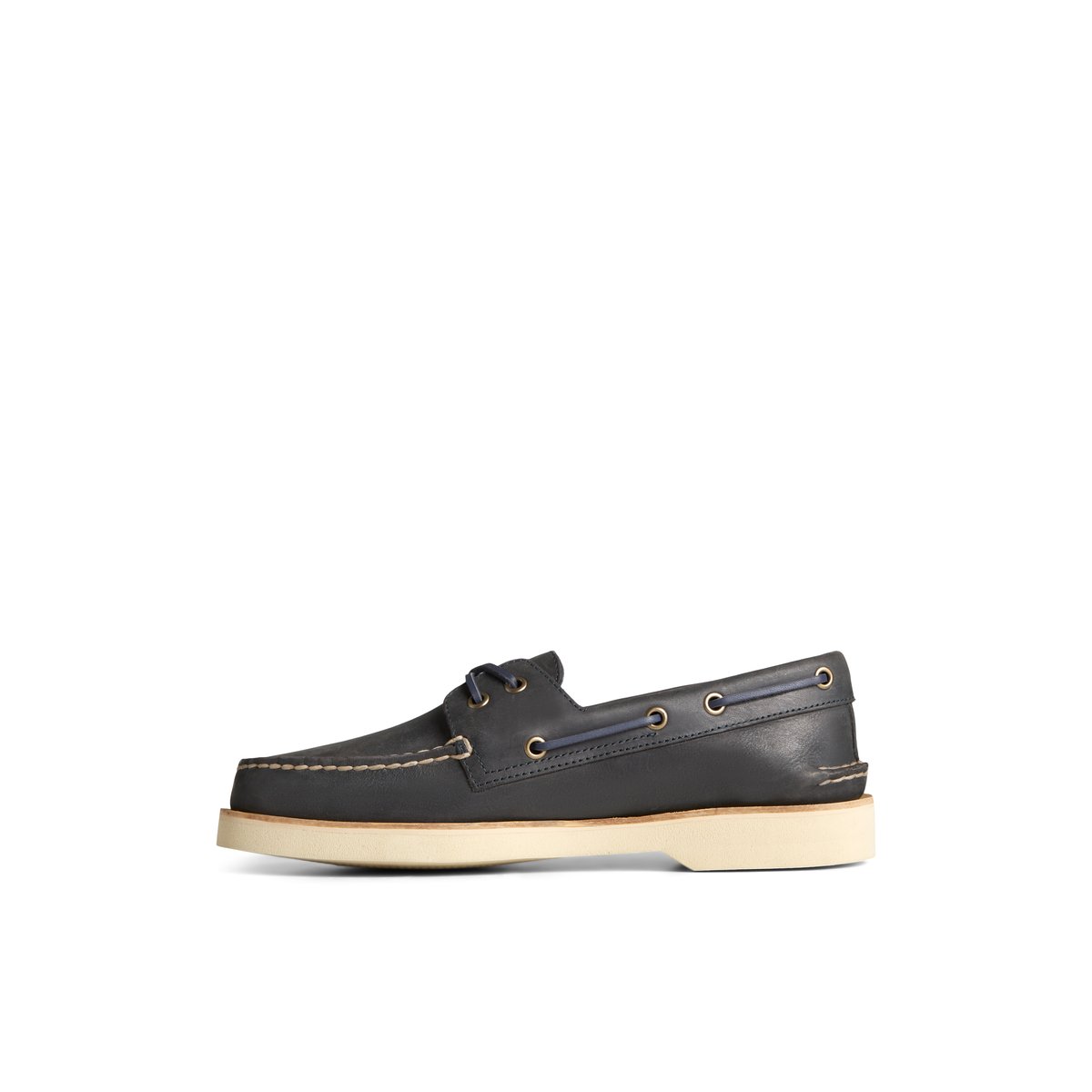 Navy Sperry Authentic Original Double Sole Cross Lace Boat Shoe Boat Shoes | QWSVG-8912