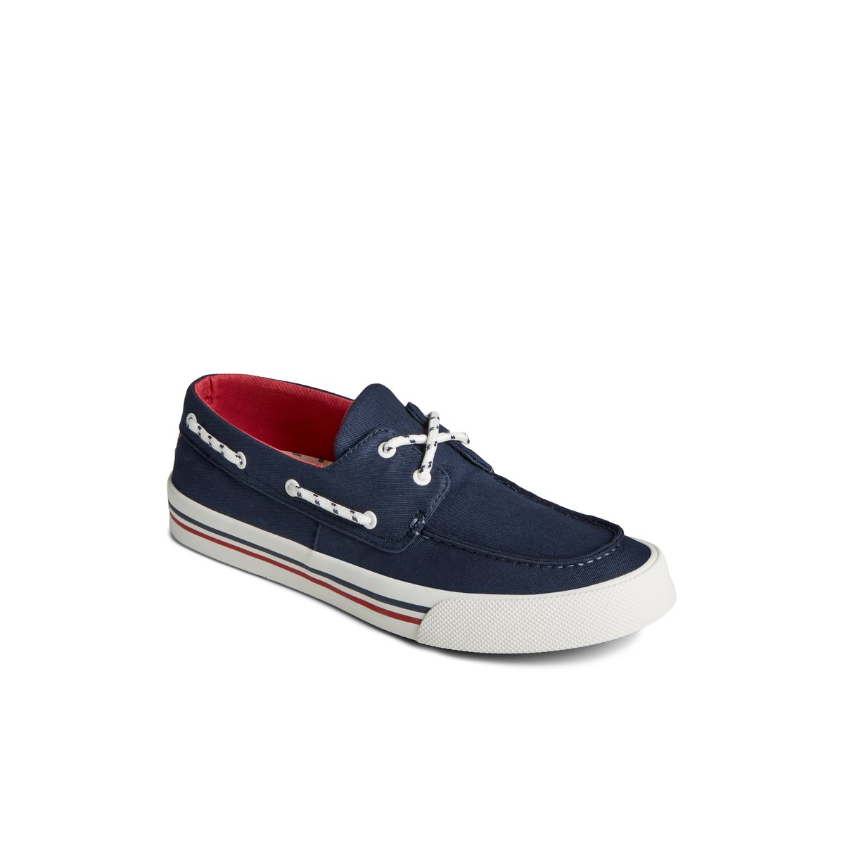 Navy Sperry Bahama II Nautical Sneaker Sneakers | YMBJT-4607