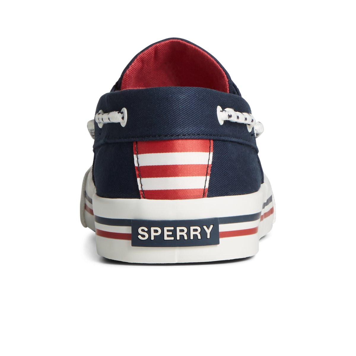 Navy Sperry Bahama II Nautical Sneaker Sneakers | YMBJT-4607