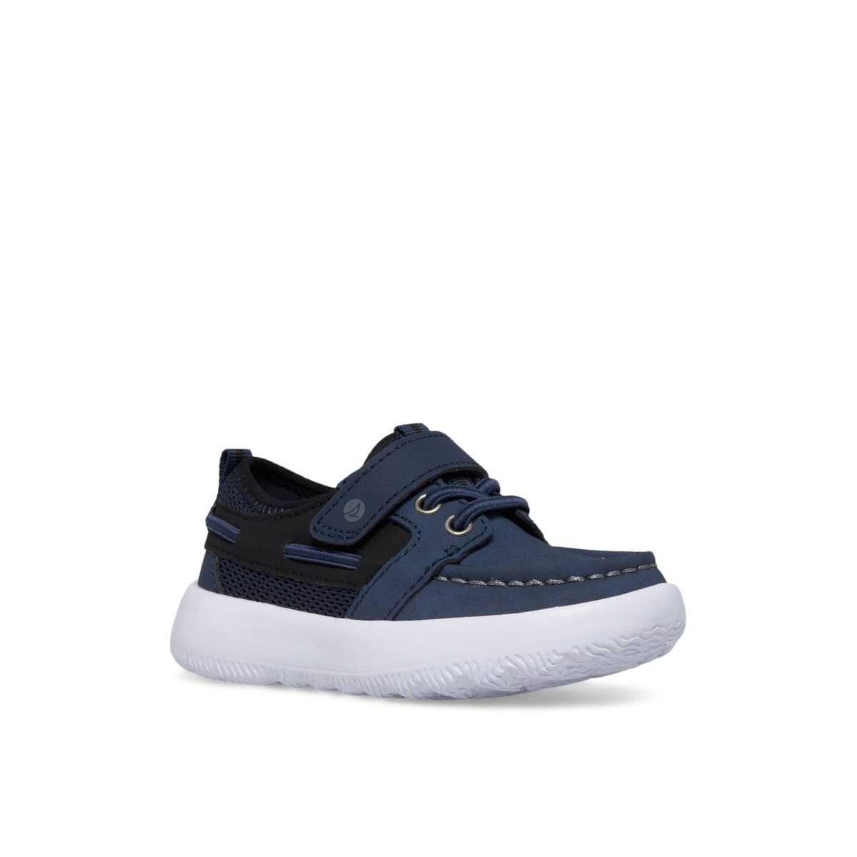 Navy Sperry Bowfin Junior Boat Shoe Sneakers | AEJFR-0689