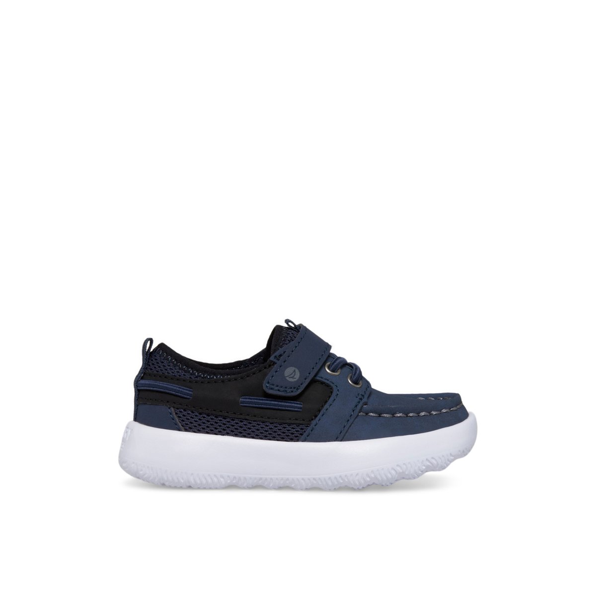 Navy Sperry Bowfin Junior Boat Shoe Sneakers | AEJFR-0689