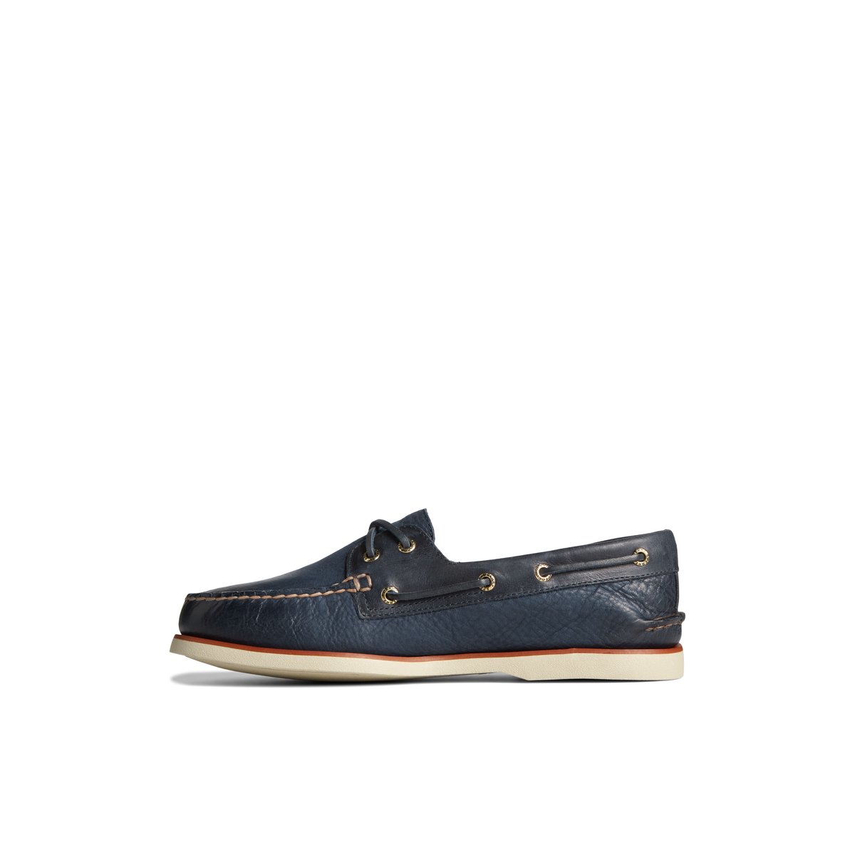 Navy Sperry Gold Cup Authentic Original Rivingston Boat Shoe Boat Shoes | UJXFD-7503