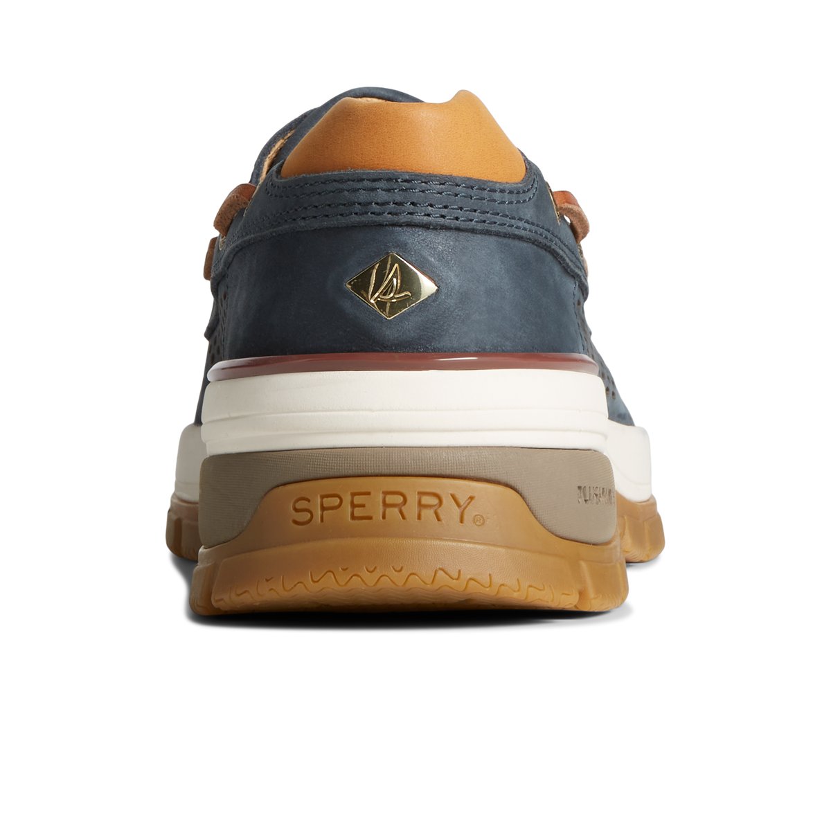 Navy Sperry Gold Cup Billfish PLUSHWAVE Boat Shoe Boat Shoes | DYCZH-1259