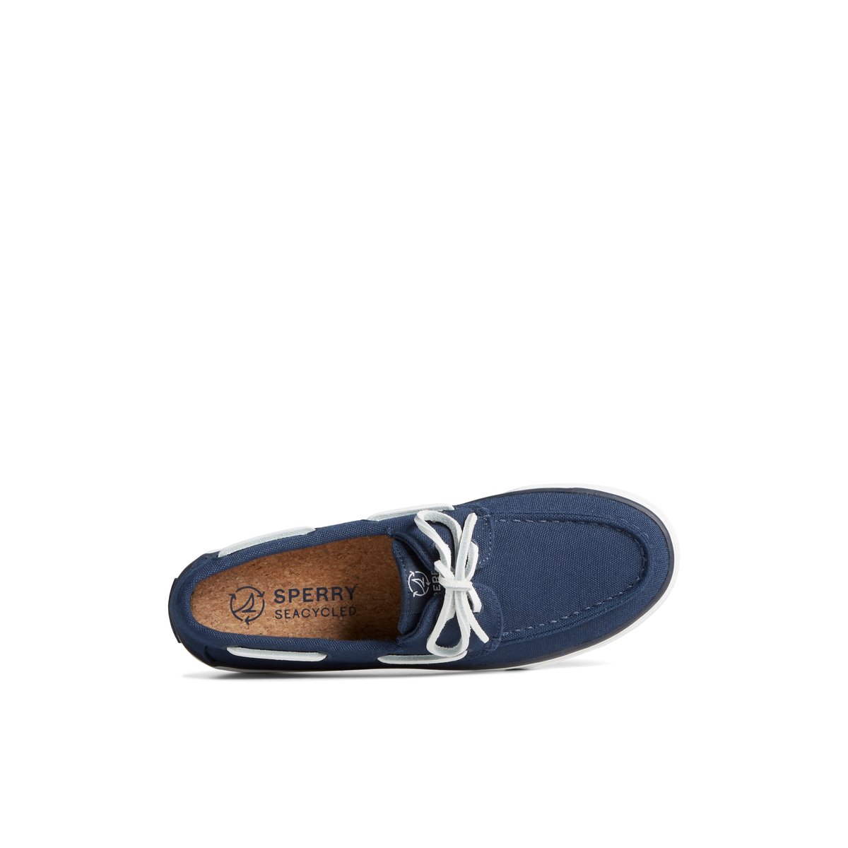 Navy Sperry SeaCycled Bahama 2.0 Sneaker Sneakers | PSRWM-0638