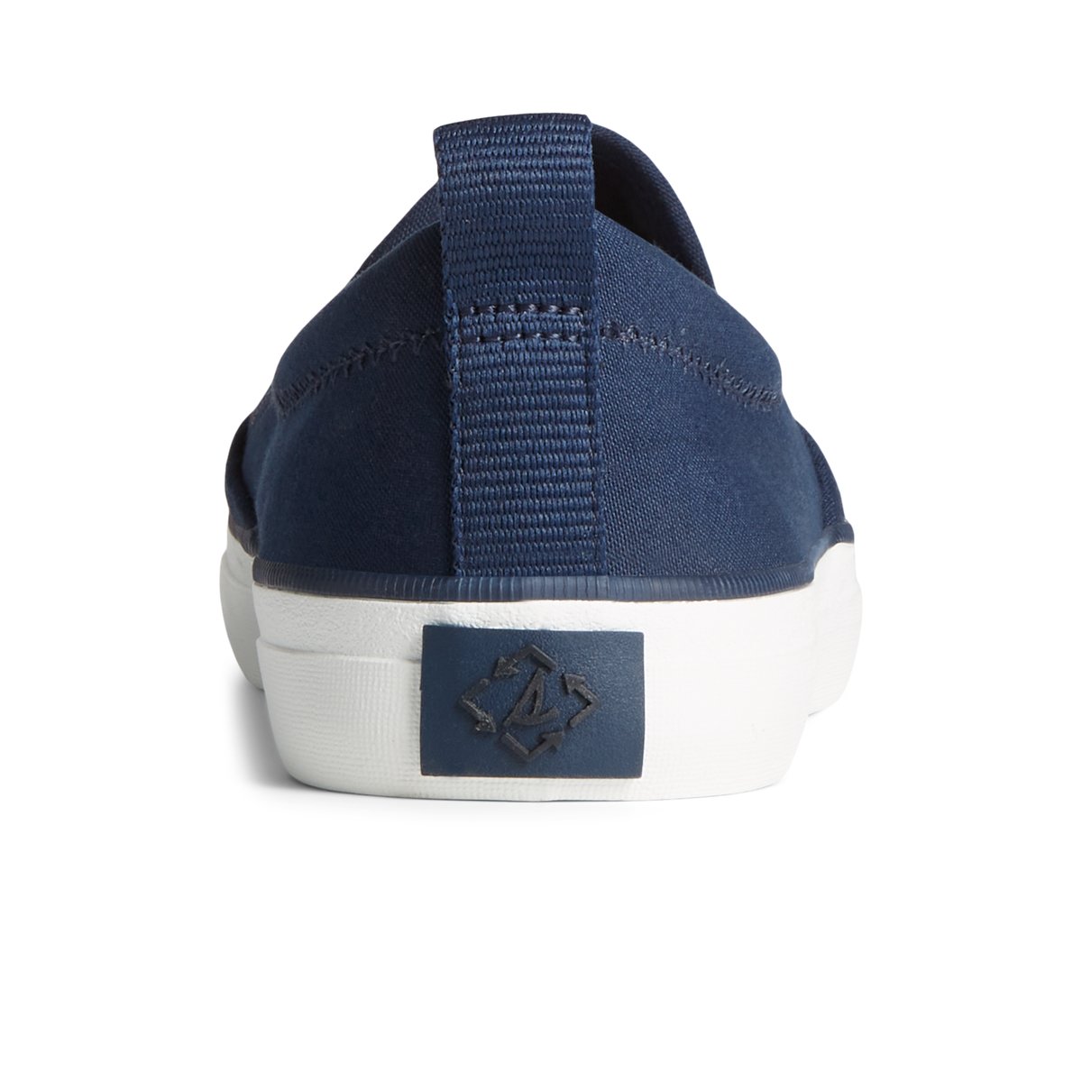 Navy Sperry SeaCycled Crest Twin Gore Canvas Sneaker Sneakers | PQGFD-5076