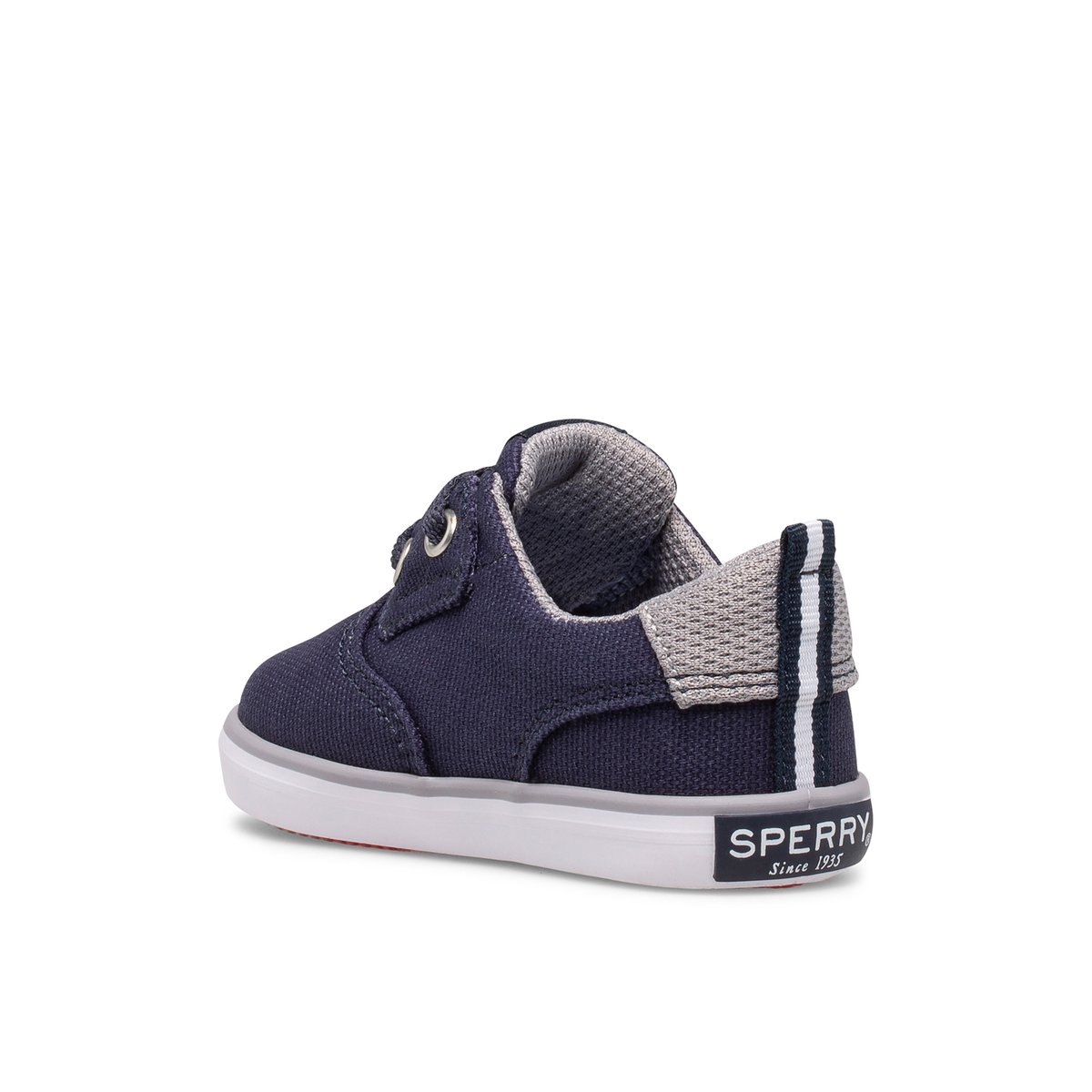 Navy Sperry Spinnaker Crib Junior Washable Sneaker Sneakers | DGCUY-1978