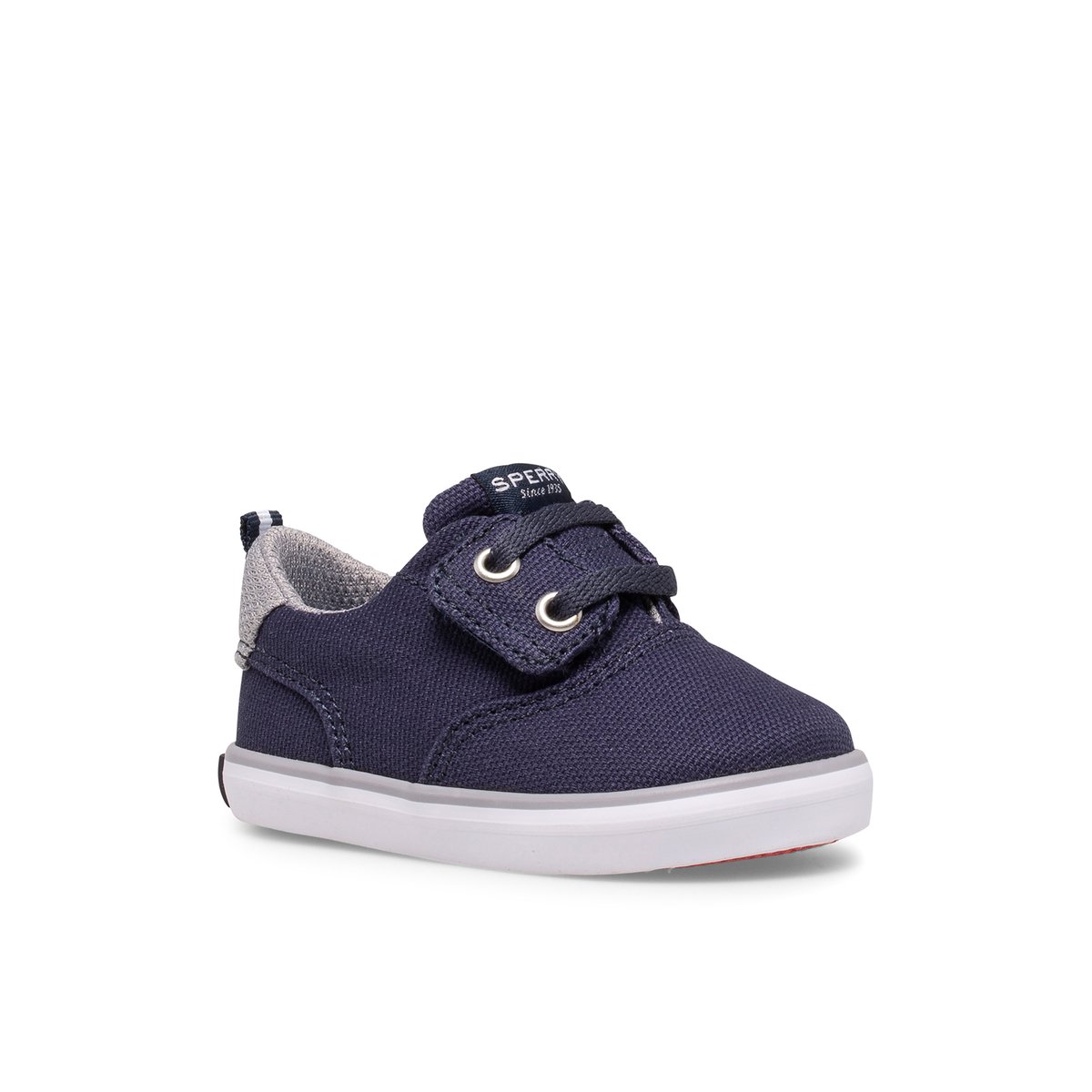 Navy Sperry Spinnaker Crib Junior Washable Sneaker Sneakers | DGCUY-1978