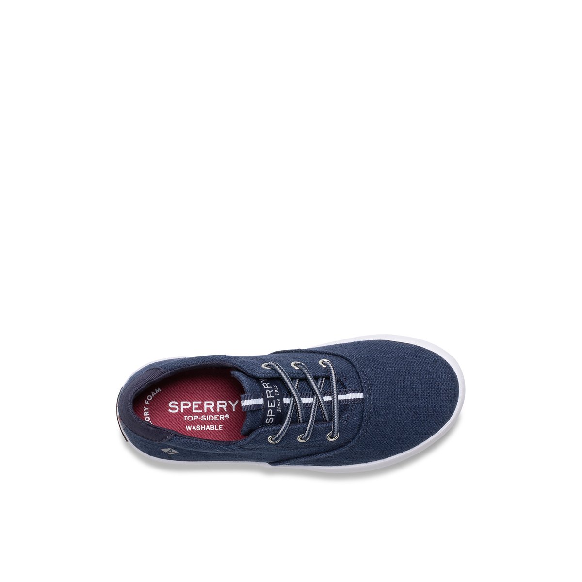 Navy Sperry Spinnaker Washable Sneaker Sneakers | RVJAE-3867