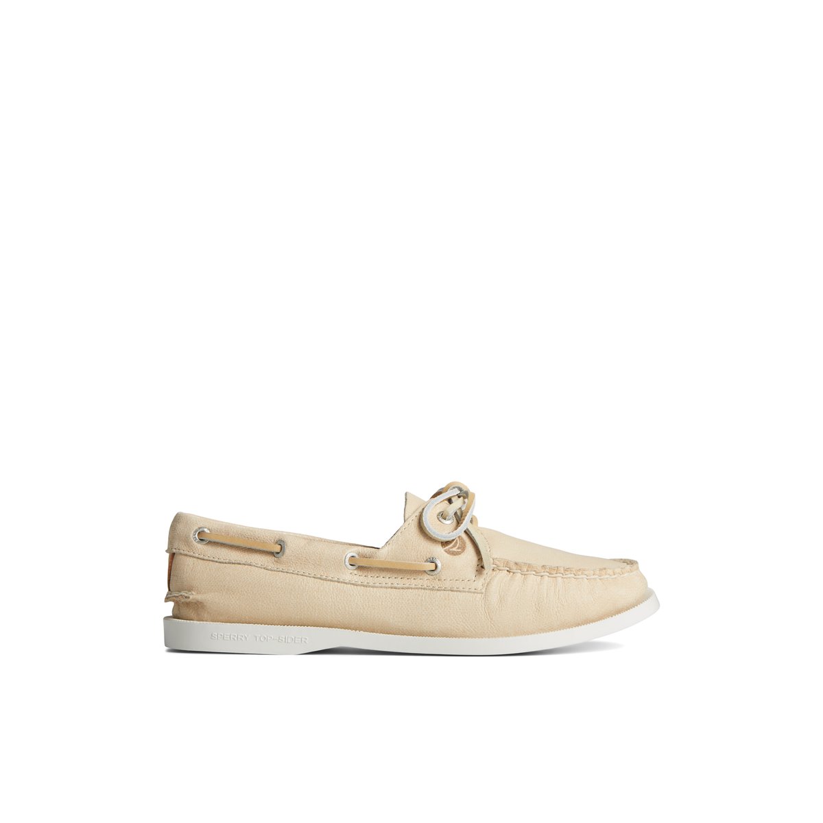 White Sperry Authentic Original Two-Tone Boat Shoe Boat Shoes | GAMOY-1503