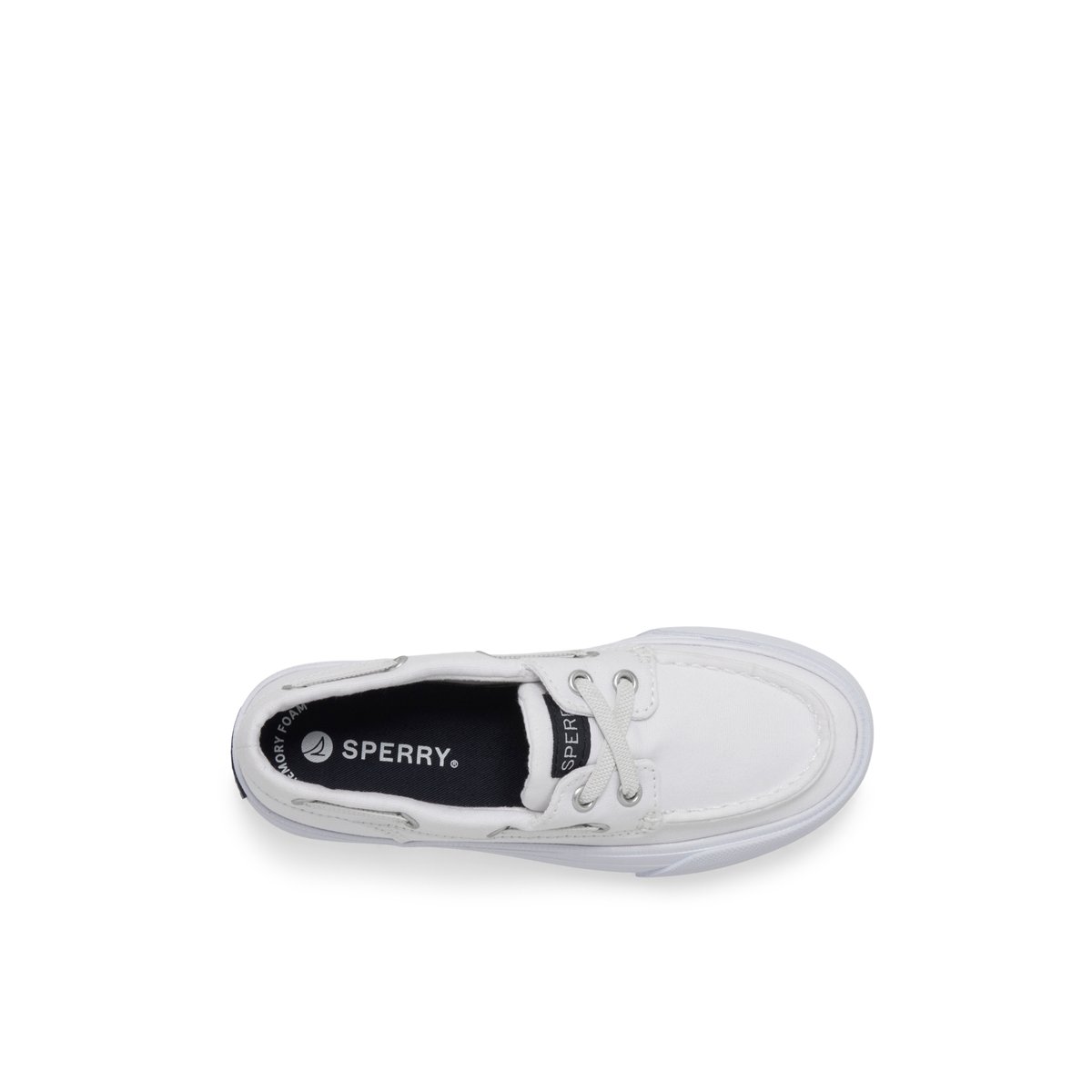 White Sperry Bahama Platform Sneaker Sneakers | NCXAU-7409