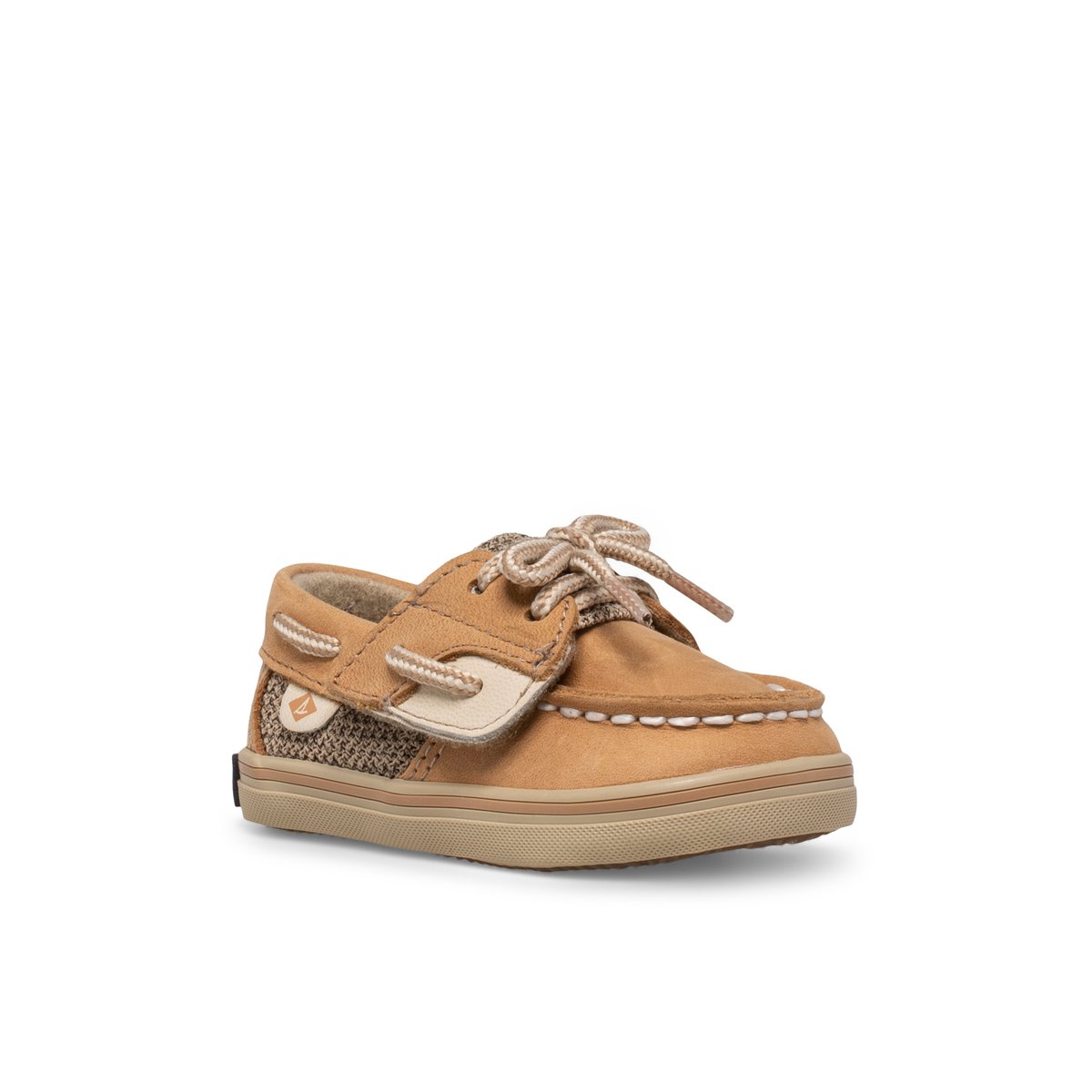 White Sperry Bluefish Crib Junior Boat Shoe Sneakers | OKTUW-5741