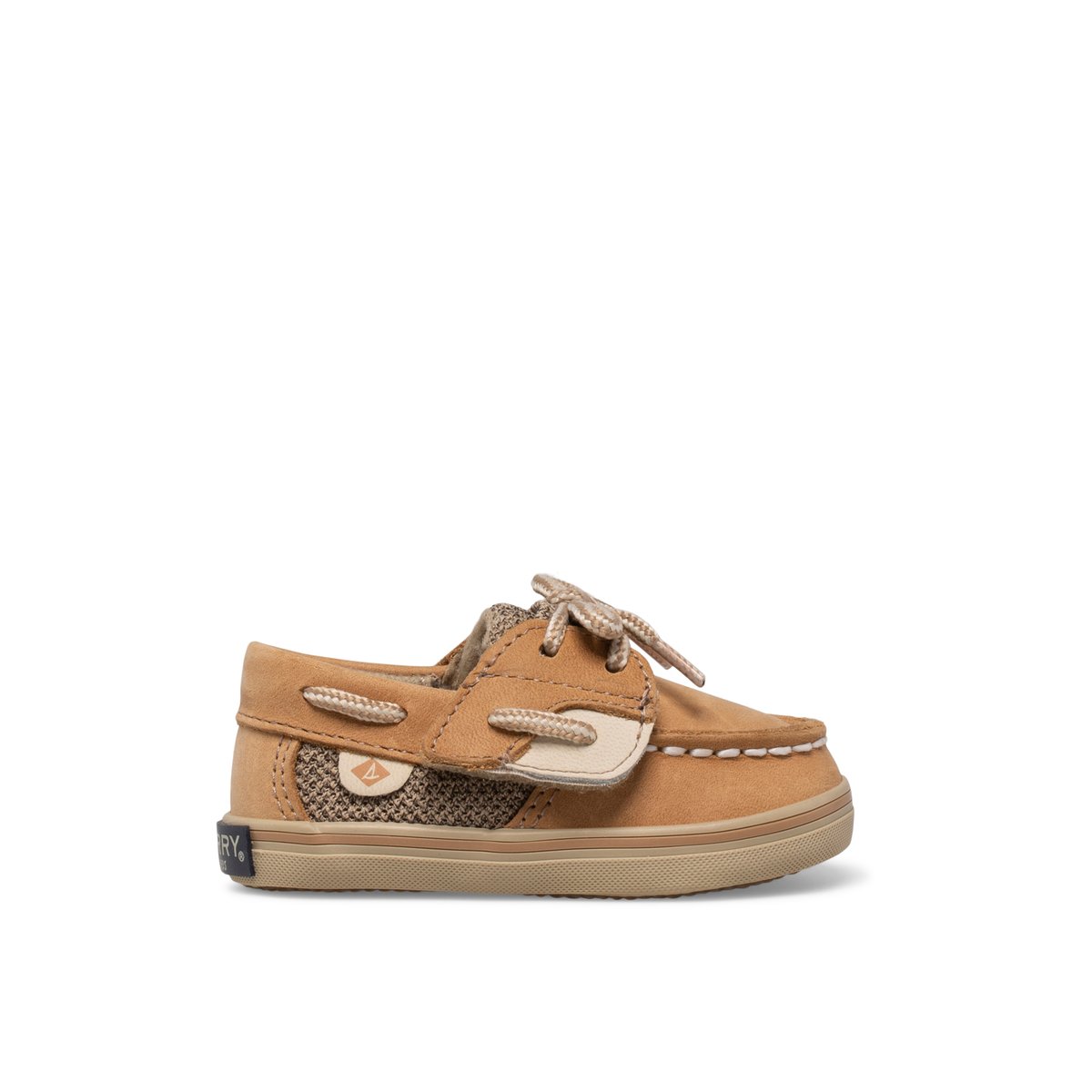 White Sperry Bluefish Crib Junior Boat Shoe Sneakers | OKTUW-5741