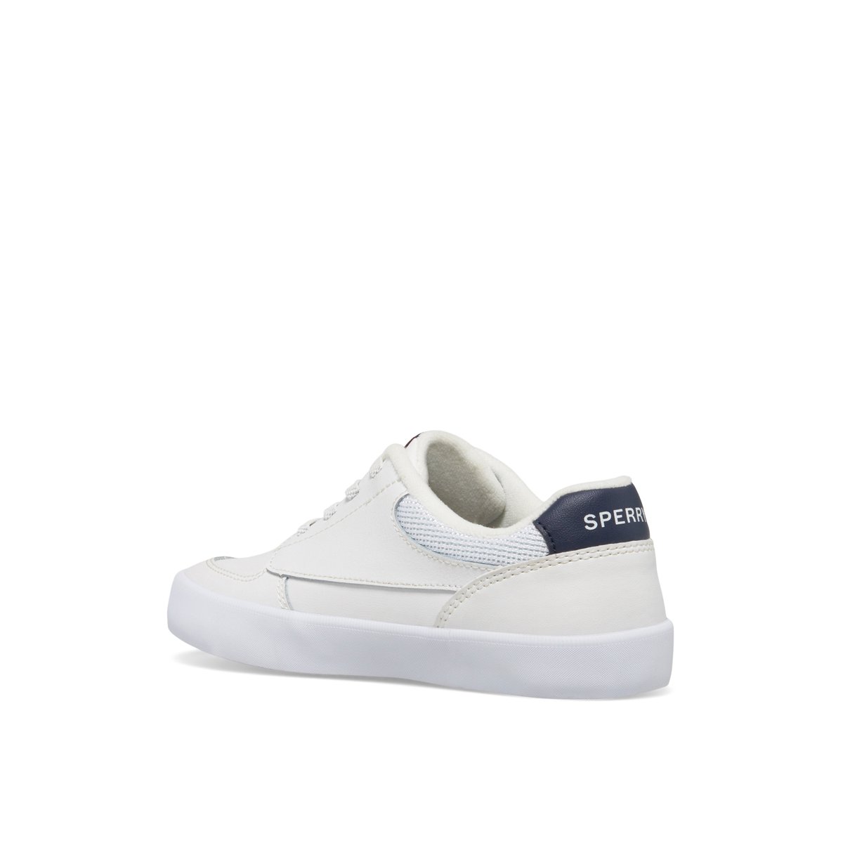 White Sperry Boardwalk Leather Sneaker Sneakers | VWKJZ-4513