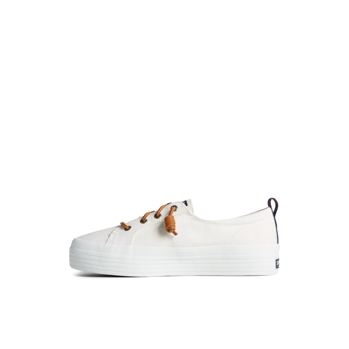 White Sperry Crest Triple Sneaker Sneakers | BOZIE-4205