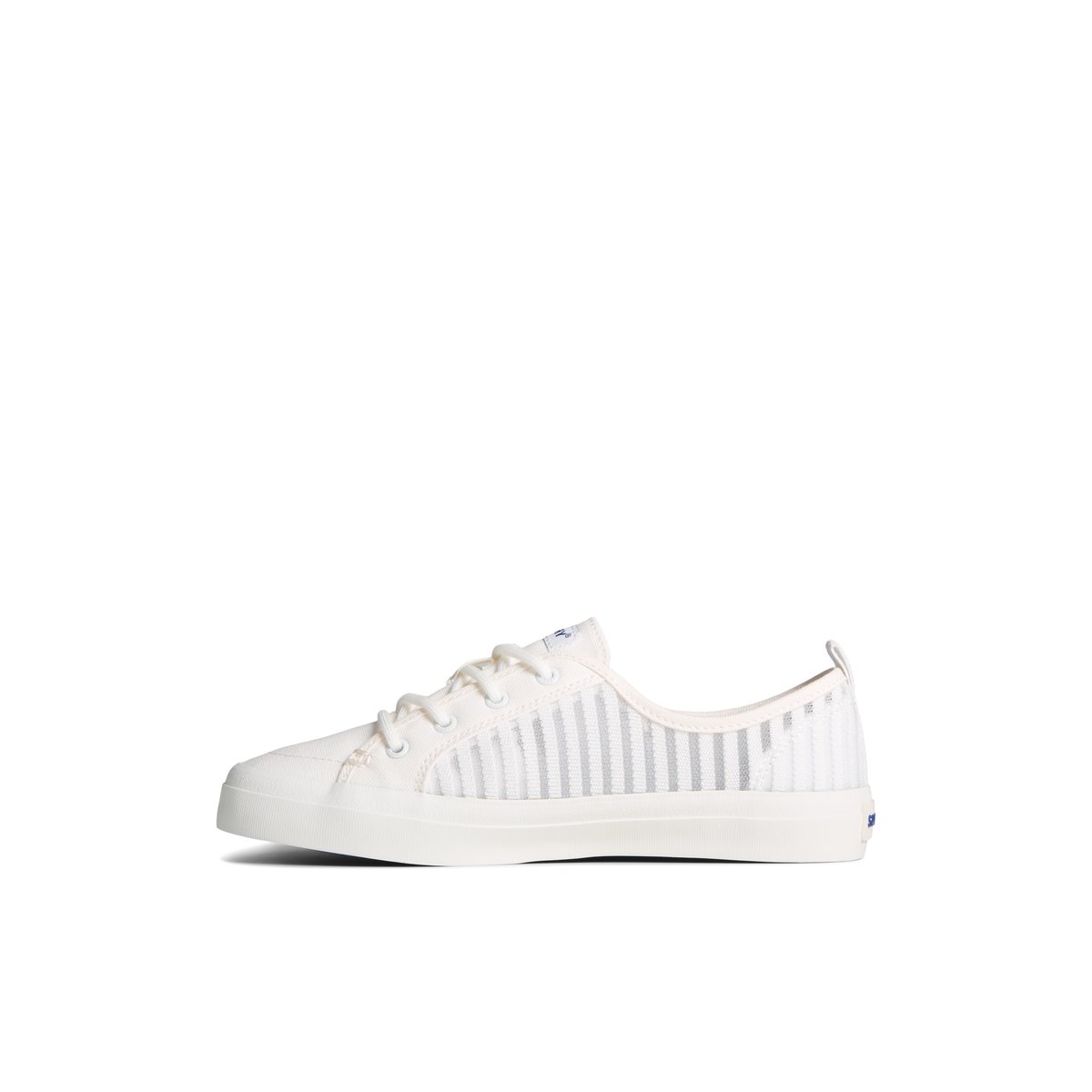 White Sperry Crest Vibe Mesh Sneaker Sneakers | NGDFJ-6985