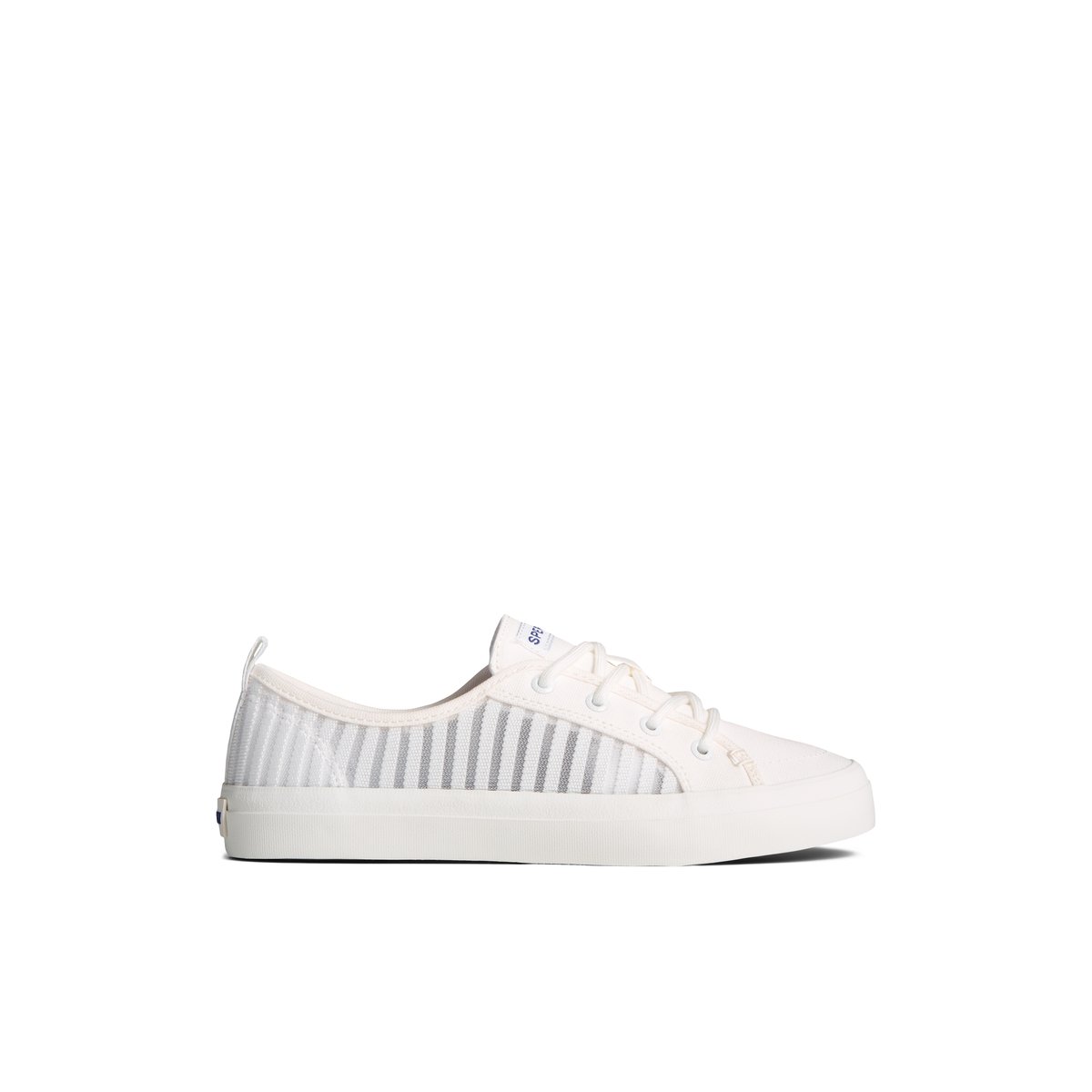 White Sperry Crest Vibe Mesh Sneaker Sneakers | NGDFJ-6985